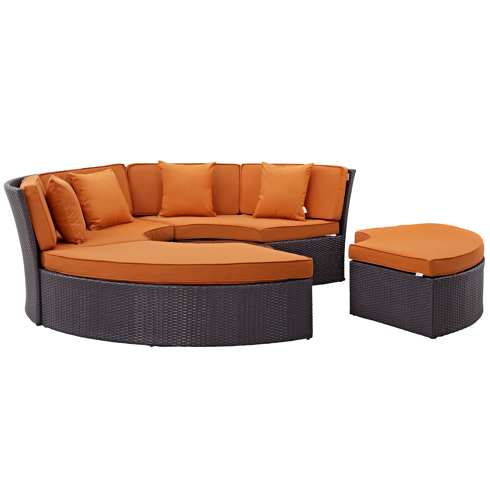 Convene Circular Outdoor Patio Daybed Set By Modway - EEI-2171 - Image 14