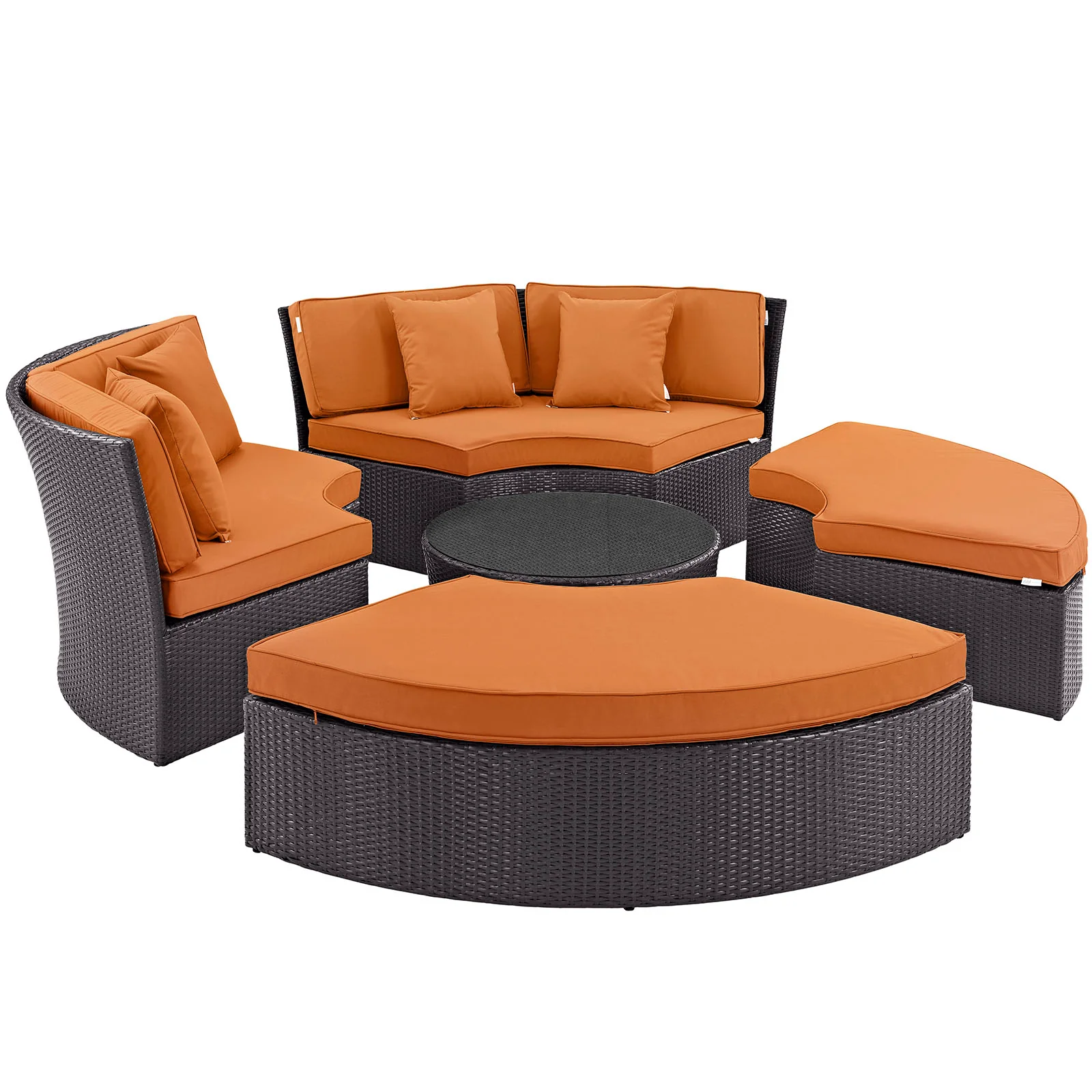 Convene Circular Outdoor Patio Daybed Set By Modway - EEI-2171 - Image 17
