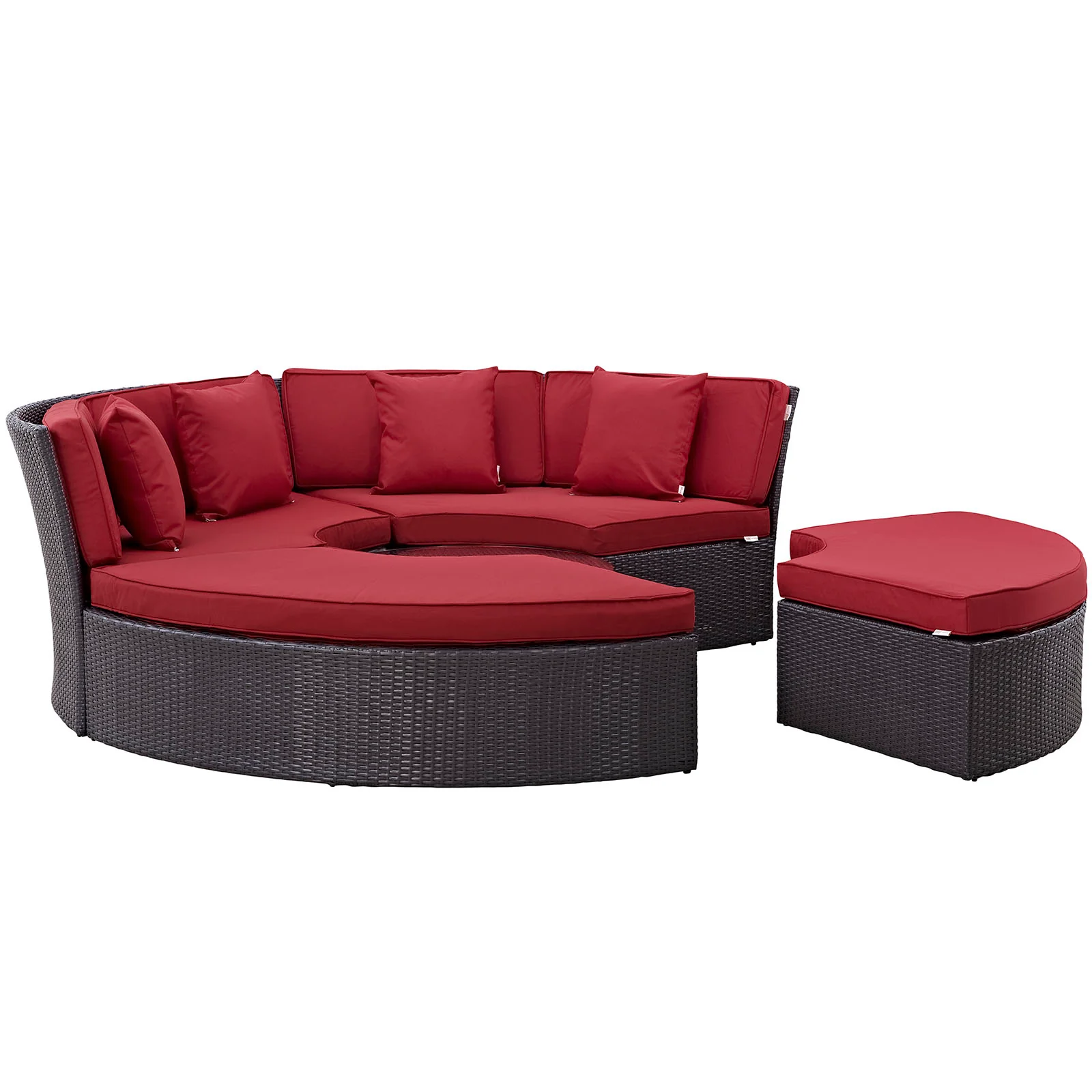 Convene Circular Outdoor Patio Daybed Set By Modway - EEI-2171 - Image 19