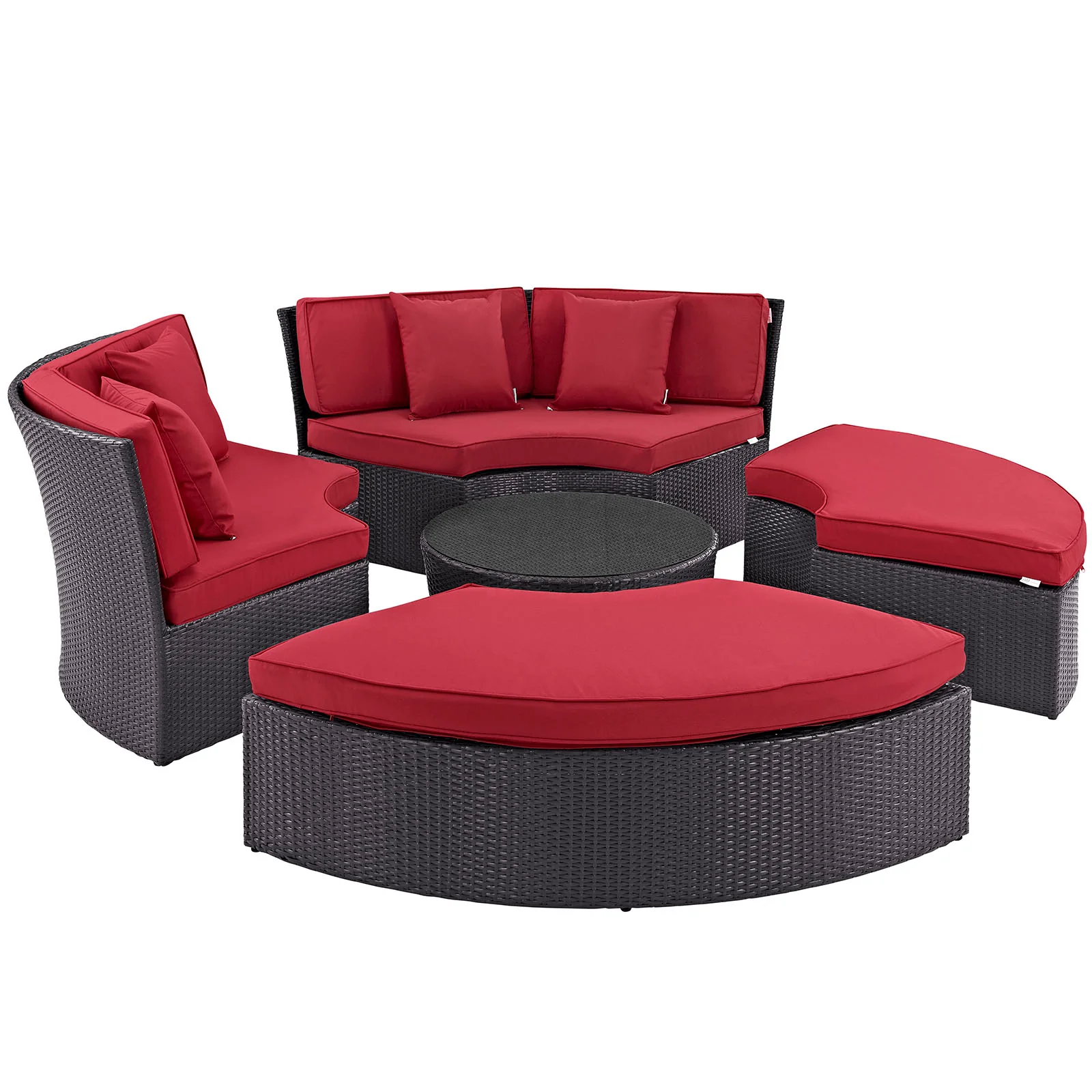 Convene Circular Outdoor Patio Daybed Set By Modway - EEI-2171 - Image 23