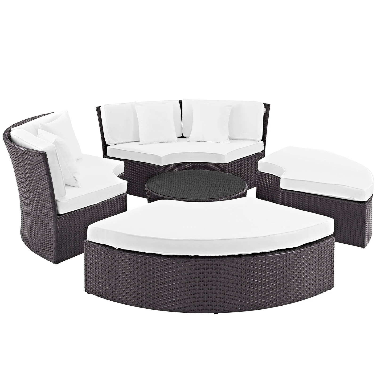 Convene Circular Outdoor Patio Daybed Set By Modway - EEI-2171 - Image 29