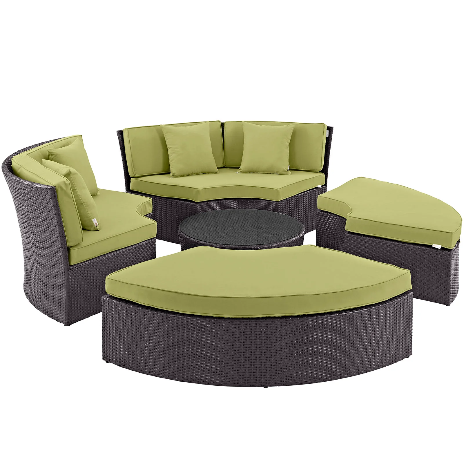 Convene Circular Outdoor Patio Daybed Set By Modway - EEI-2171 - Image 4