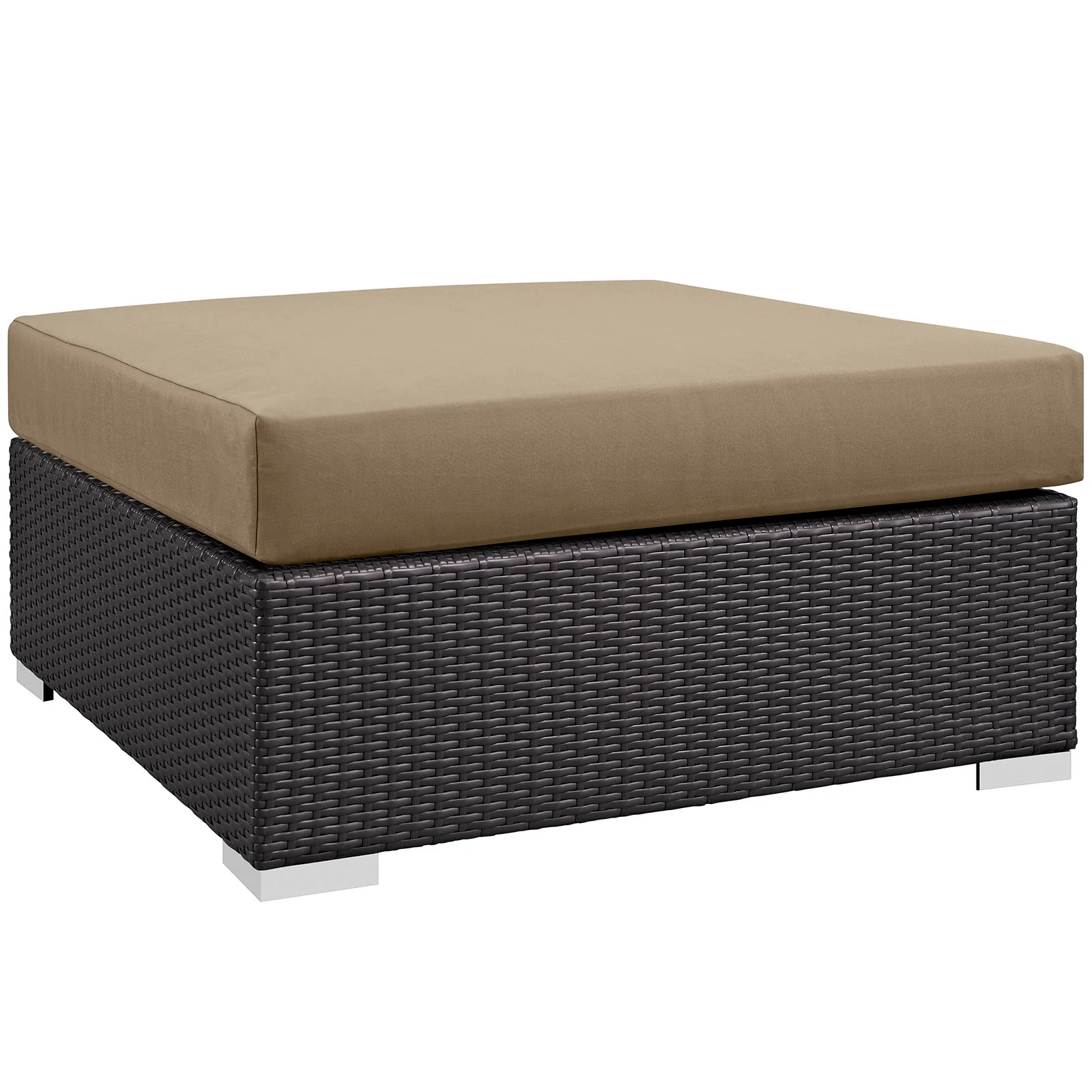 Convene Outdoor Patio Large Square Ottoman By Modway - EEI-1845 - Image 2