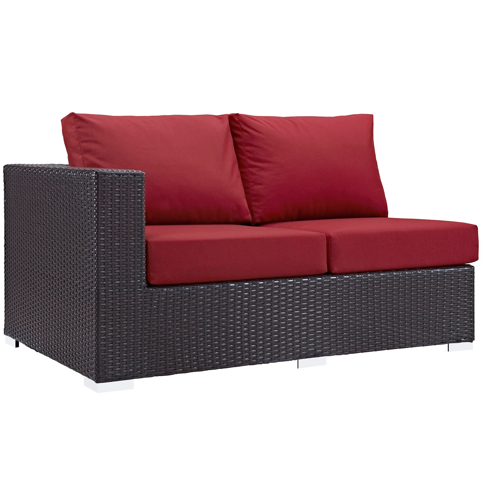 Convene Outdoor Patio Left Arm Loveseat By Modway - EEI-1842 - Image 7