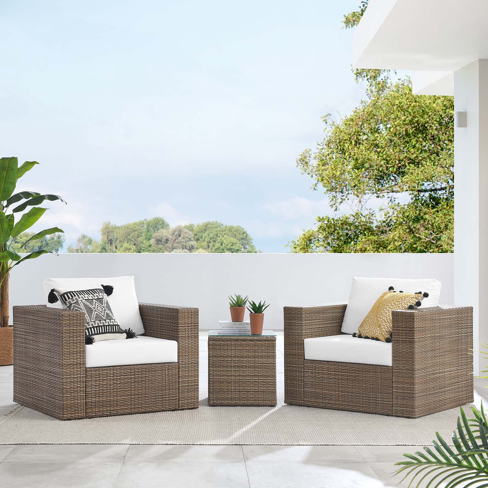 Convene Outdoor Patio Outdoor Patio 3-Piece Furniture Set By Modway - EEI-6327 - Image 11