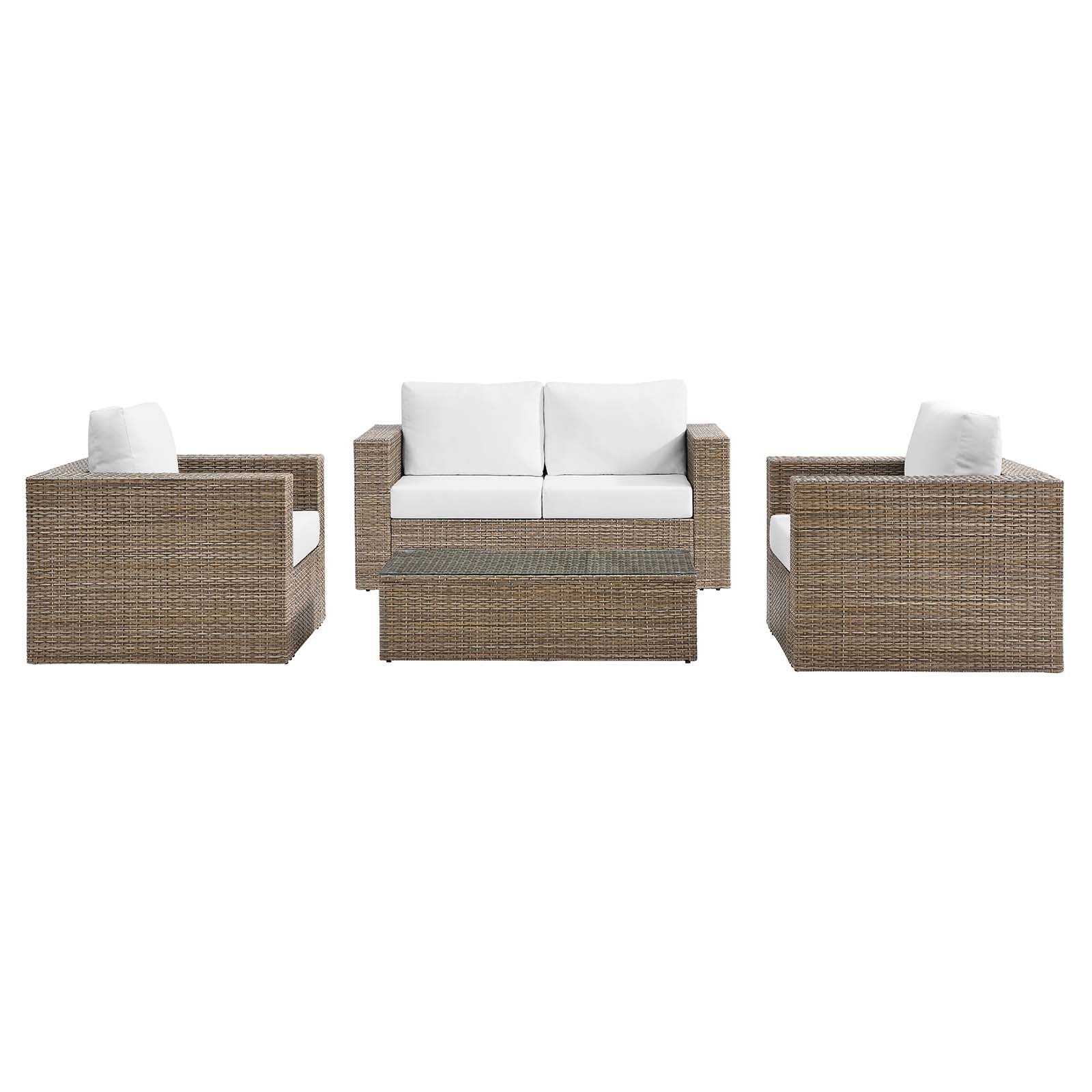 Convene Outdoor Patio Outdoor Patio 4-Piece Furniture Set By Modway - EEI-6328 - Image 18