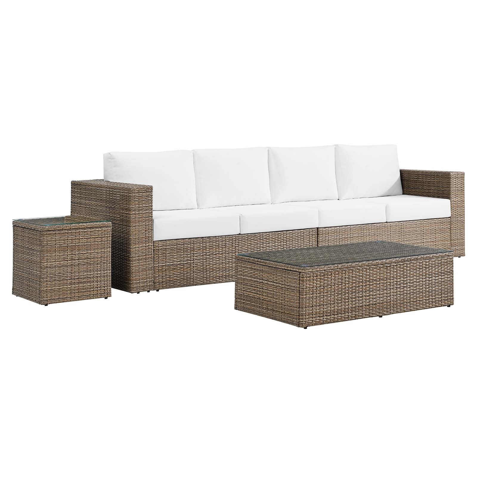 Convene Outdoor Patio Outdoor Patio 4-Piece Furniture Set By Modway - EEI-6330 - Image 16