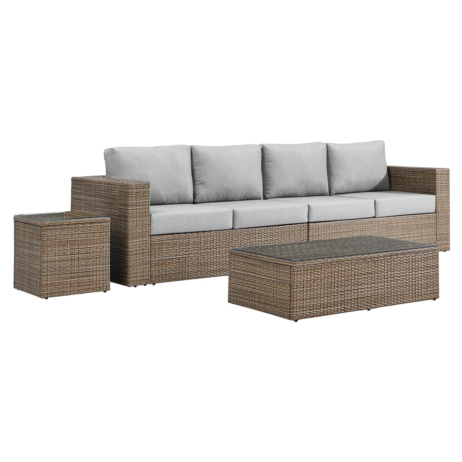Convene Outdoor Patio Outdoor Patio 4-Piece Furniture Set By Modway - EEI-6330 - Image 2