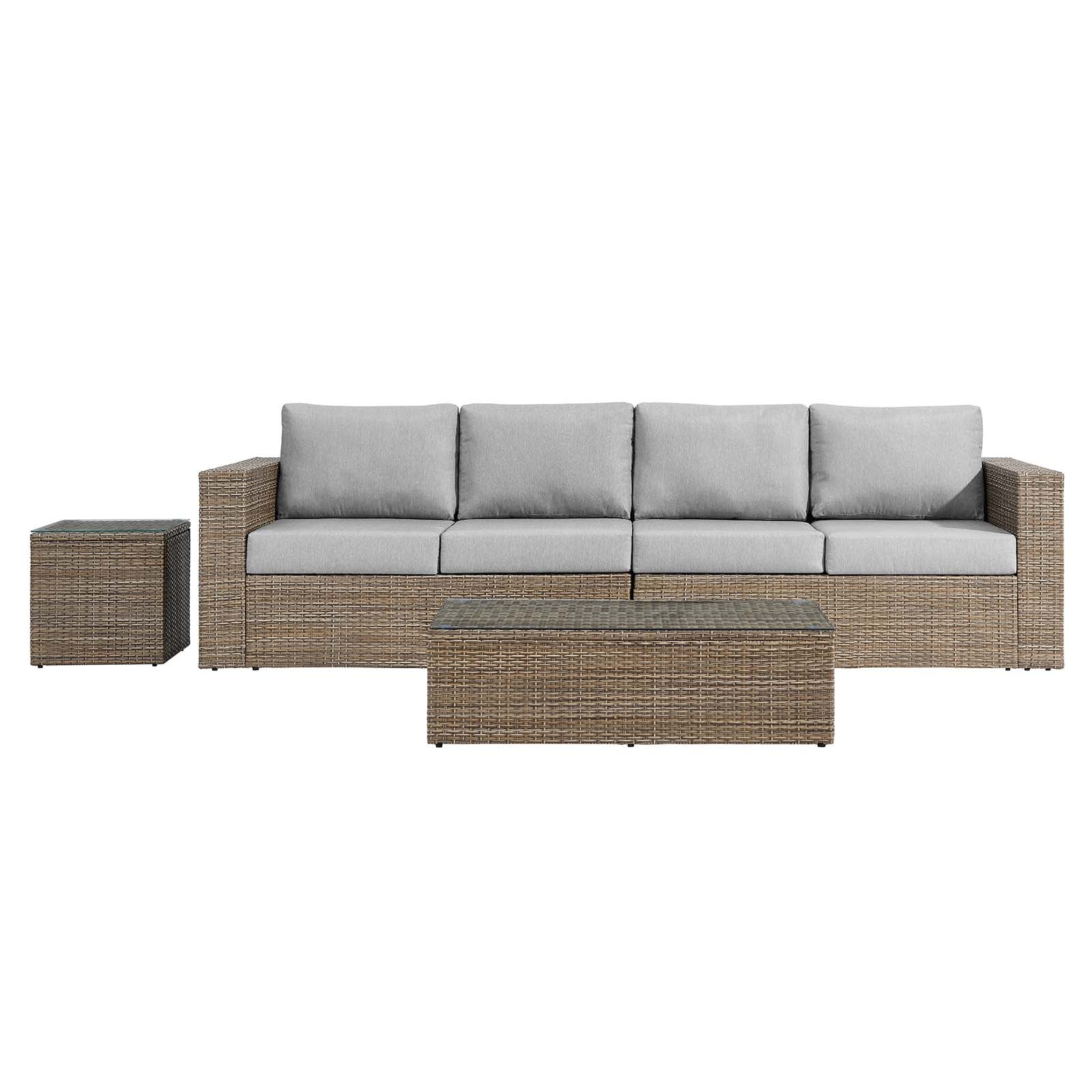 Convene Outdoor Patio Outdoor Patio 4-Piece Furniture Set By Modway - EEI-6330 - Image 9