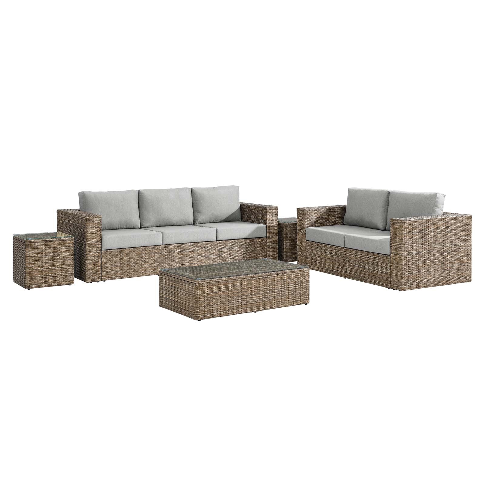 Convene Outdoor Patio Outdoor Patio 5-Piece Furniture Set By Modway - EEI-6331 - Image 2