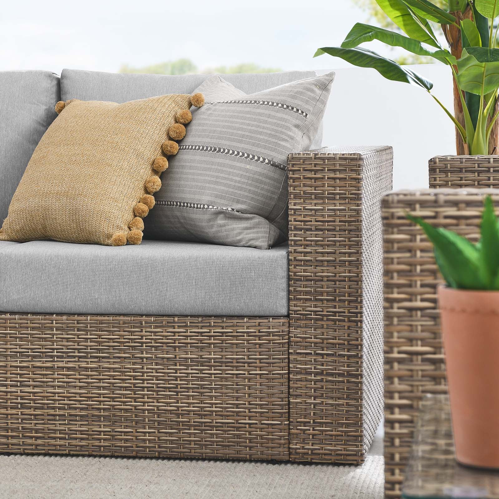 Convene Outdoor Patio Outdoor Patio 5-Piece Furniture Set By Modway - EEI-6331 - Image 8