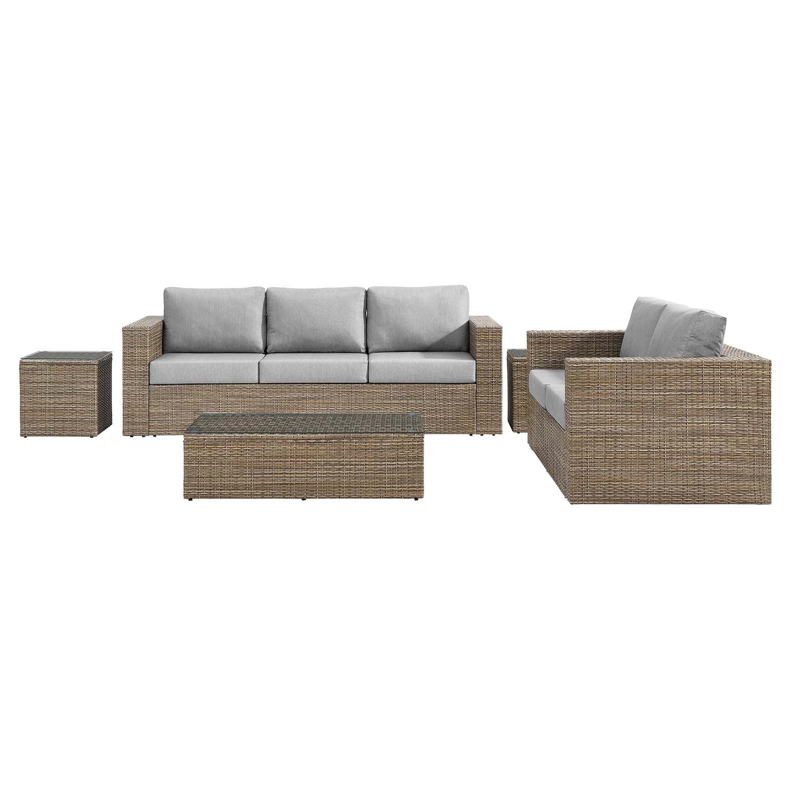 Convene Outdoor Patio Outdoor Patio 5-Piece Furniture Set By Modway - EEI-6331 - Image 9