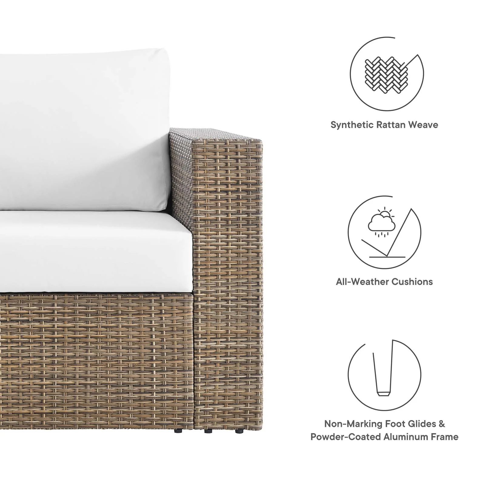 Convene Outdoor Patio Outdoor Patio Armchair By Modway - EEI-6326 - Image 15