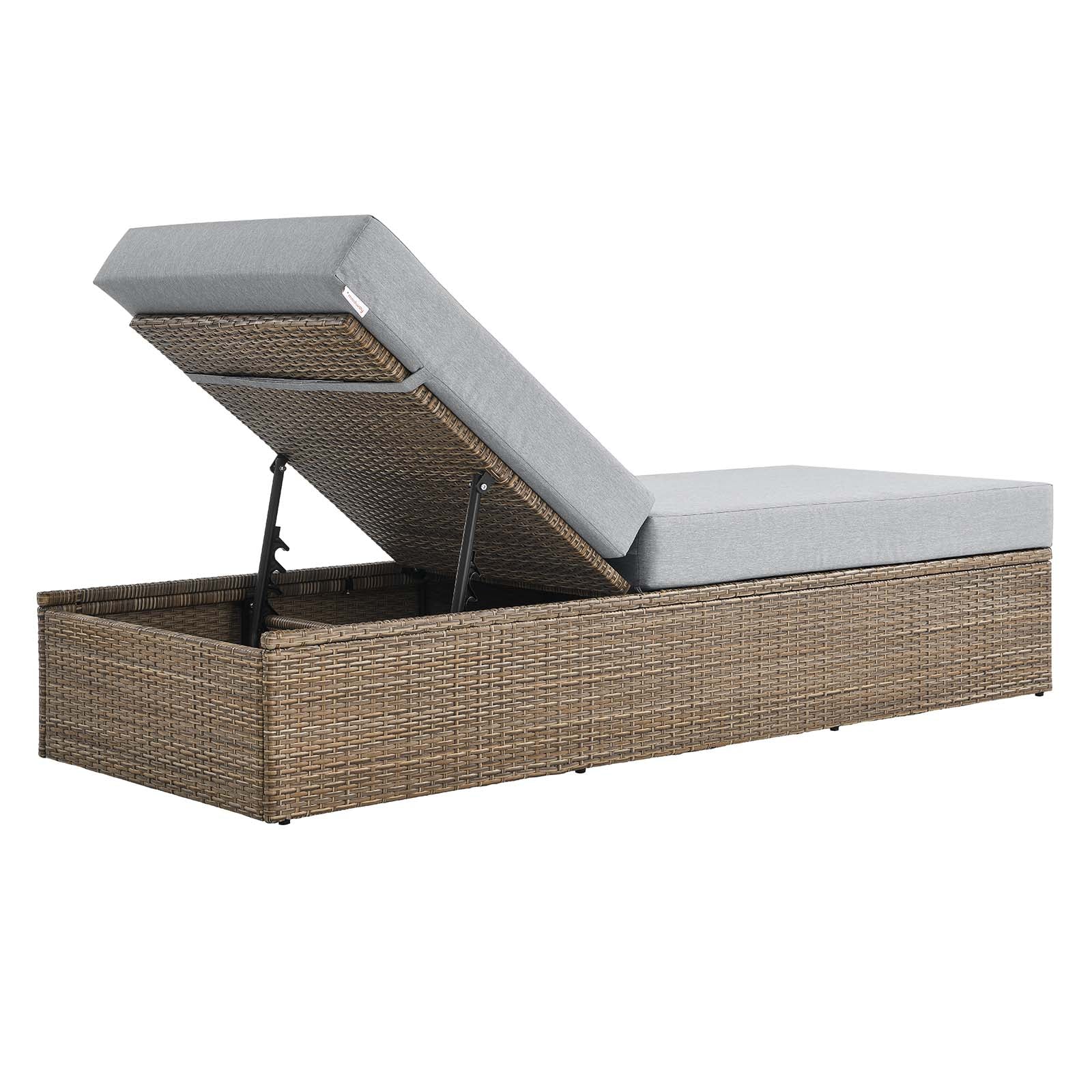 Convene Outdoor Patio Outdoor Patio Chaise Lounge Chair By Modway - EEI-6247 - Image 5