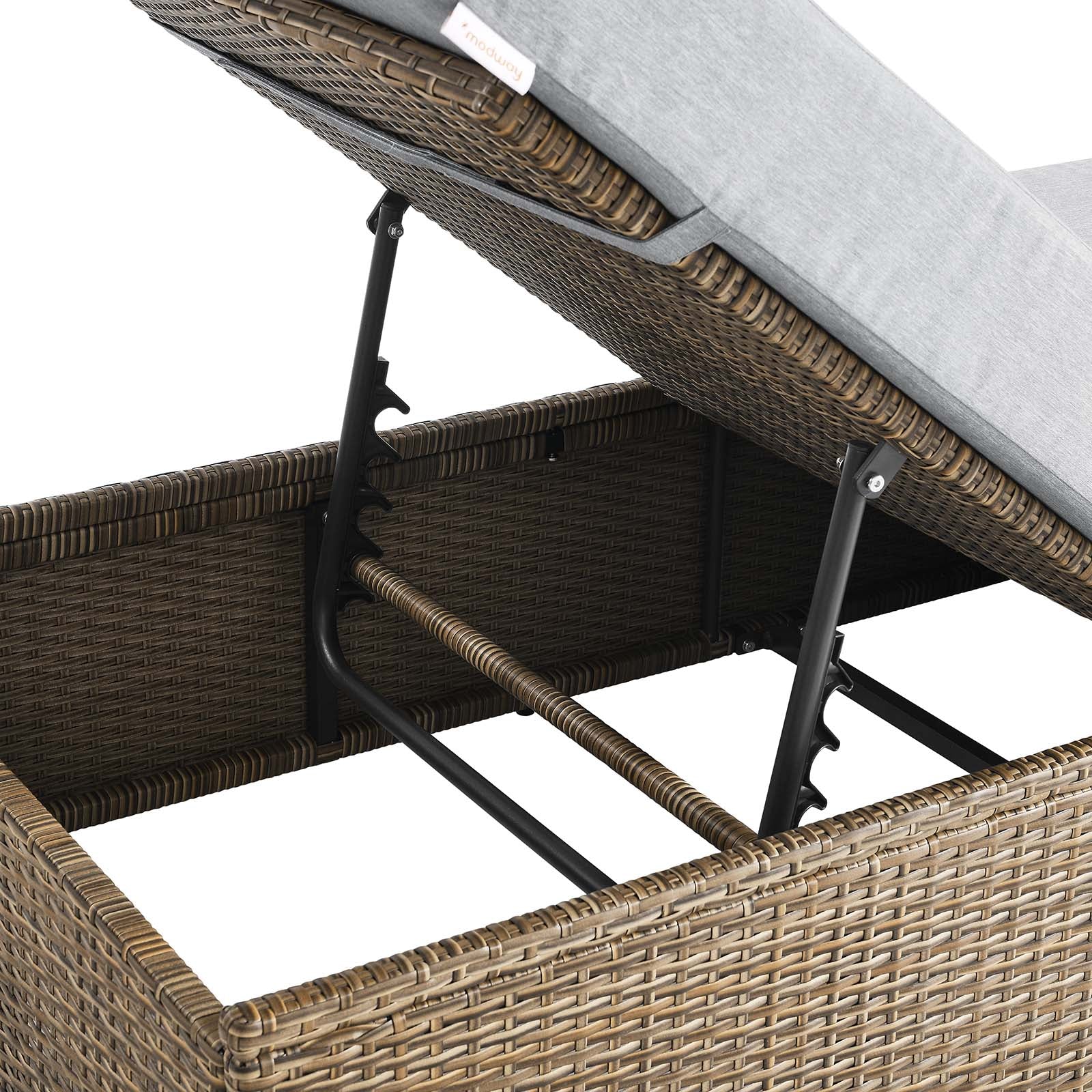 Convene Outdoor Patio Outdoor Patio Chaise Lounge Chair By Modway - EEI-6247 - Image 7