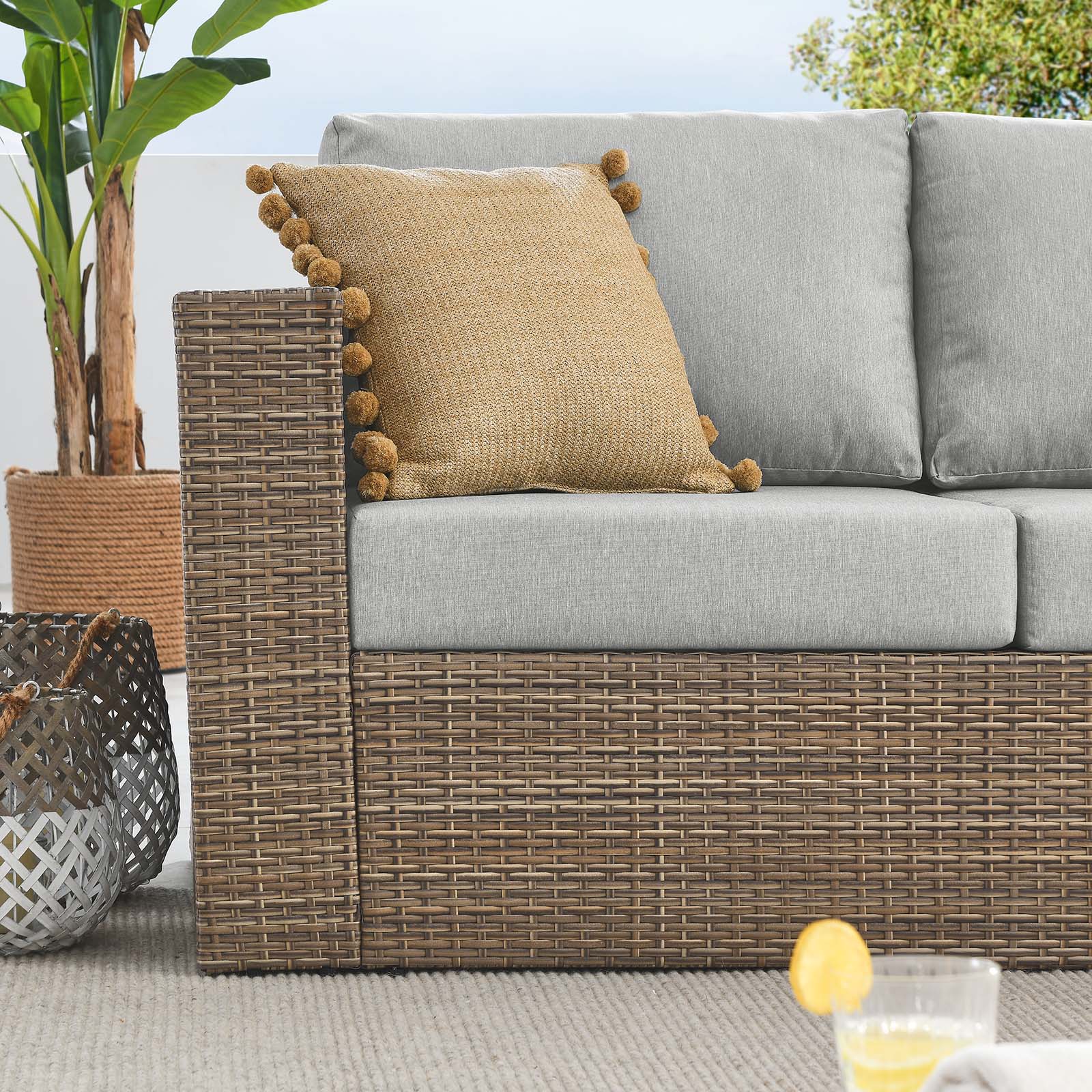 Convene Outdoor Patio Outdoor Patio Left-Arm Loveseat By Modway - EEI-6243 - Image 8