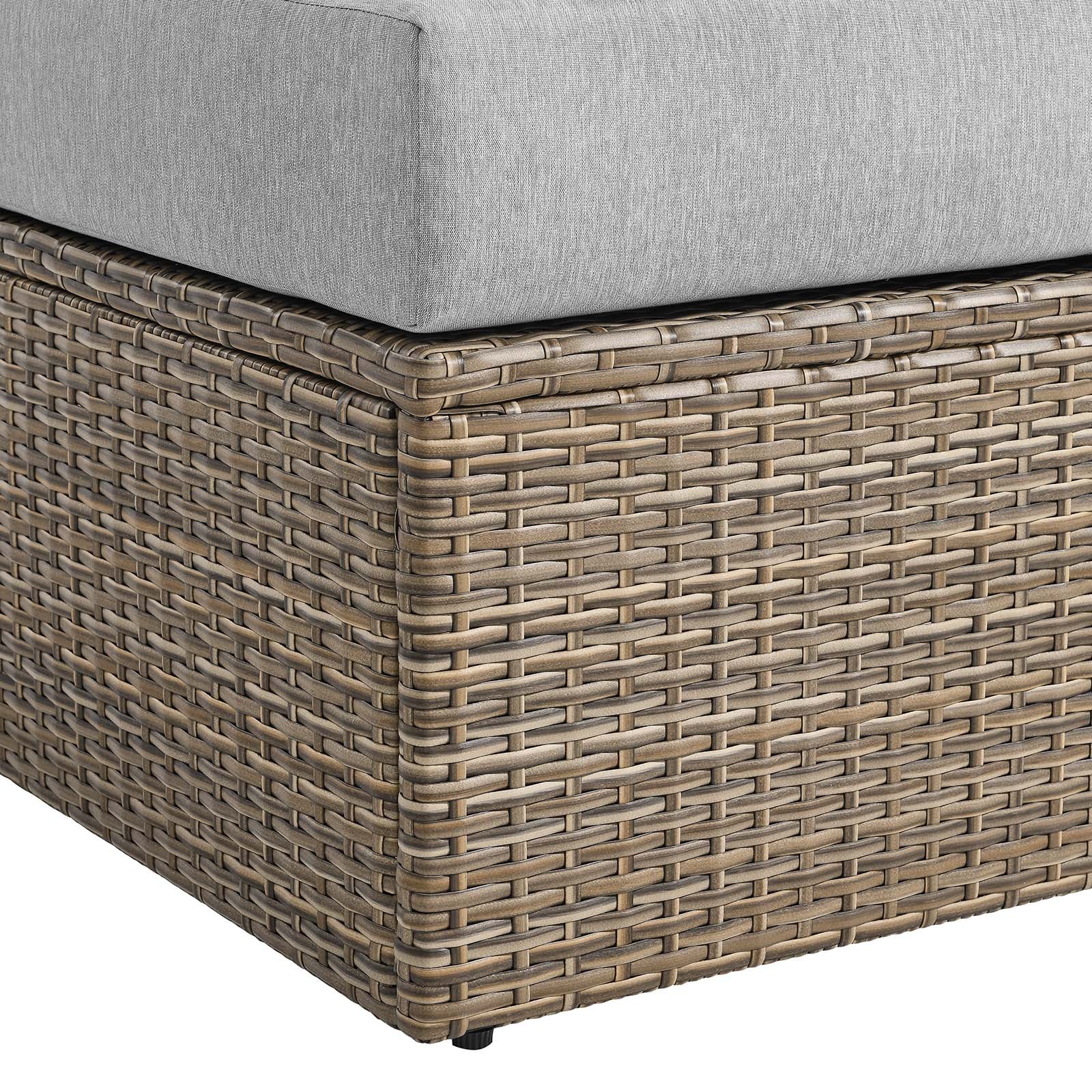 Convene Outdoor Patio Outdoor Patio Ottoman By Modway - EEI-6241 - Image 4
