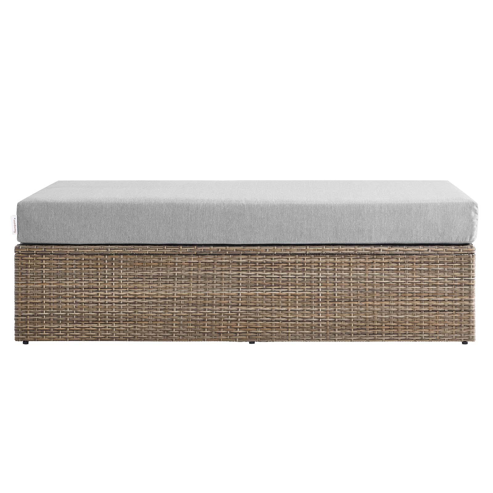 Convene Outdoor Patio Outdoor Patio Rectangle Ottoman By Modway - EEI-6248 - Image 2