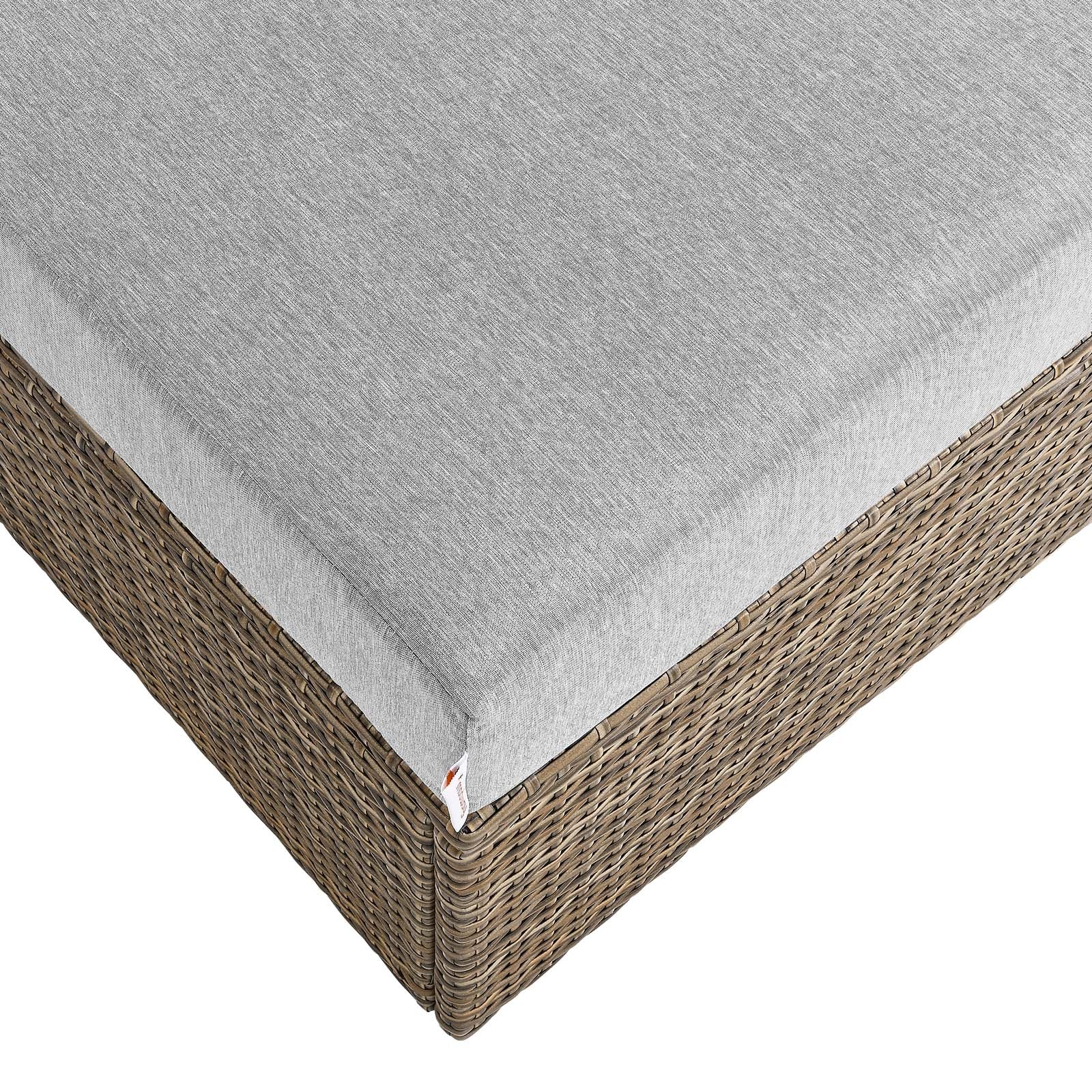Convene Outdoor Patio Outdoor Patio Rectangle Ottoman By Modway - EEI-6248 - Image 3