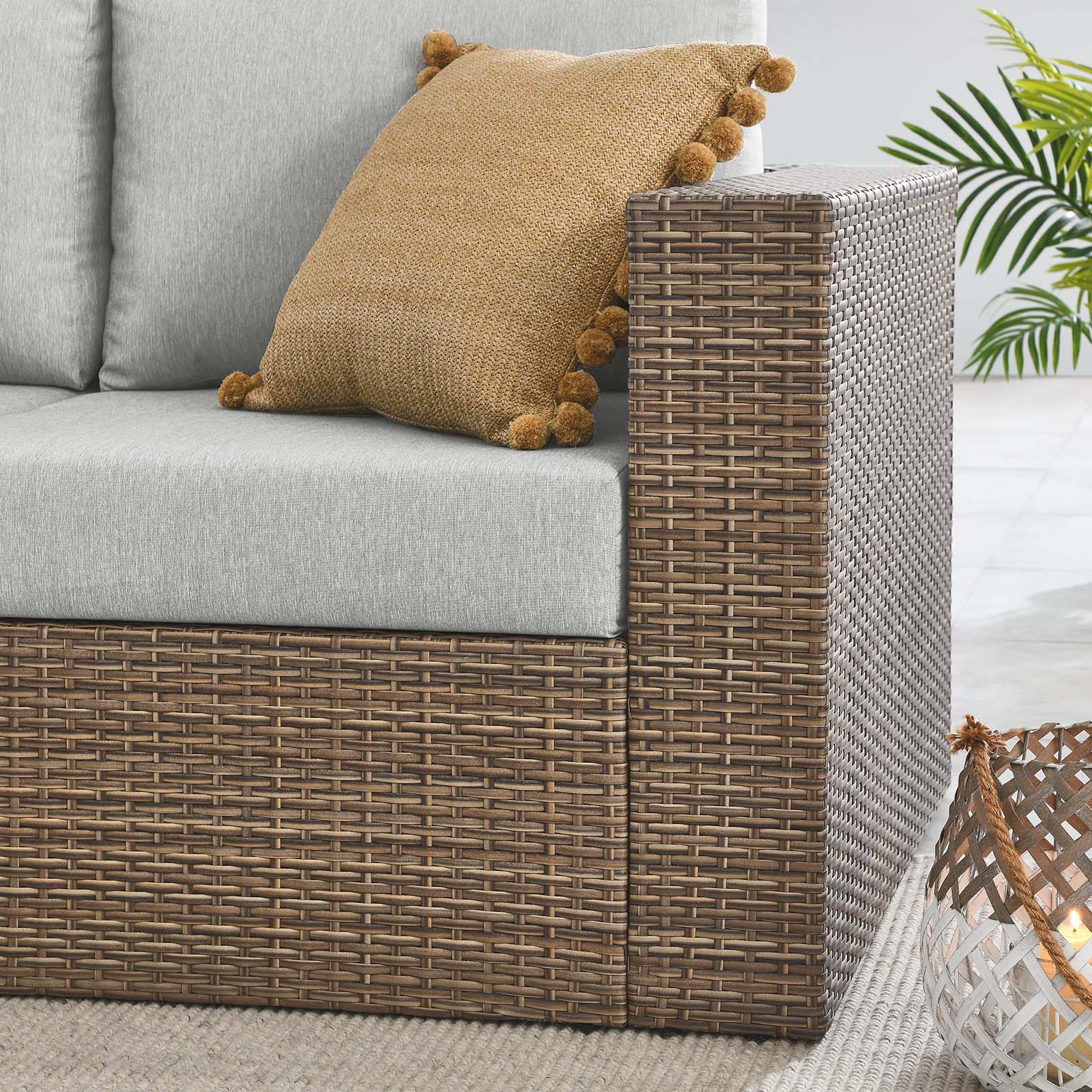 Convene Outdoor Patio Outdoor Patio Right-Arm Loveseat By Modway - EEI-6242 - Image 8
