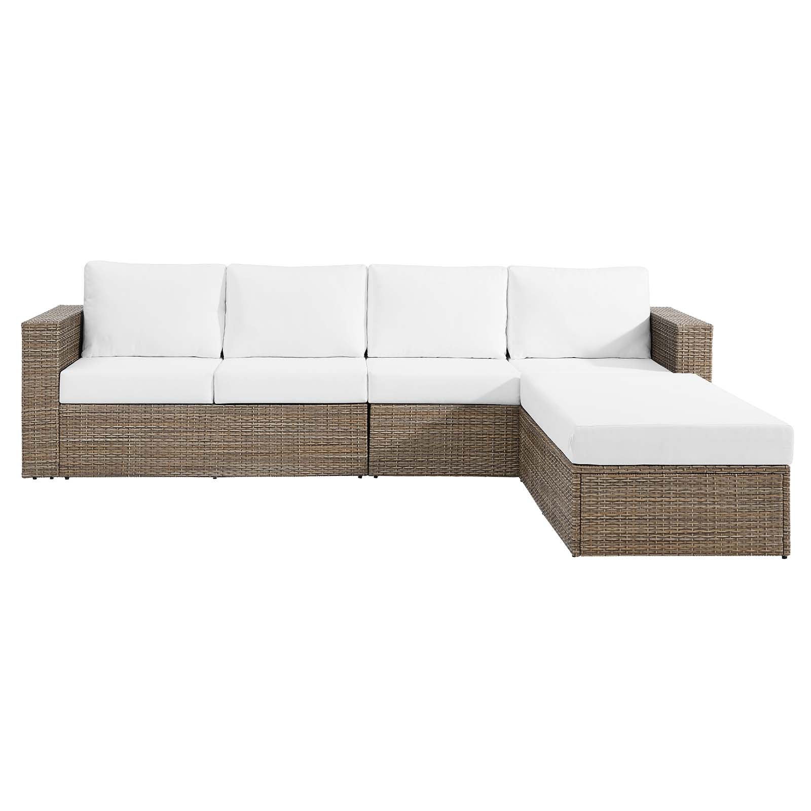 Convene Outdoor Patio Outdoor Patio Sectional Sofa and Ottoman Set By Modway - EEI-6332 - Image 18