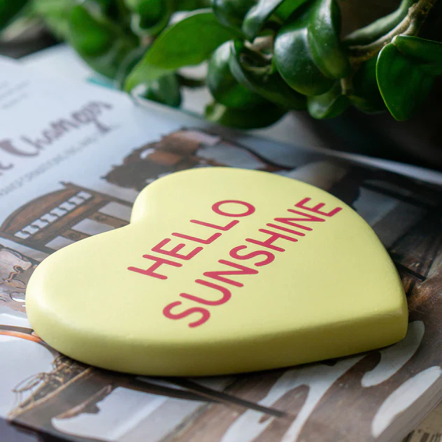 Conversation Heart, Hello Suns By Gold Leaf Design Group Set Of 3 - Image 5