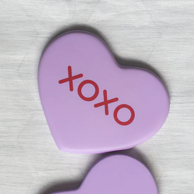 Conversation Heart, XOXO By Gold Leaf Design Group Set Of 3 - Image 2
