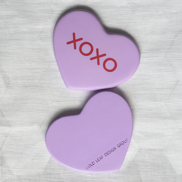 Conversation Heart, XOXO By Gold Leaf Design Group Set Of 3 - Image 6