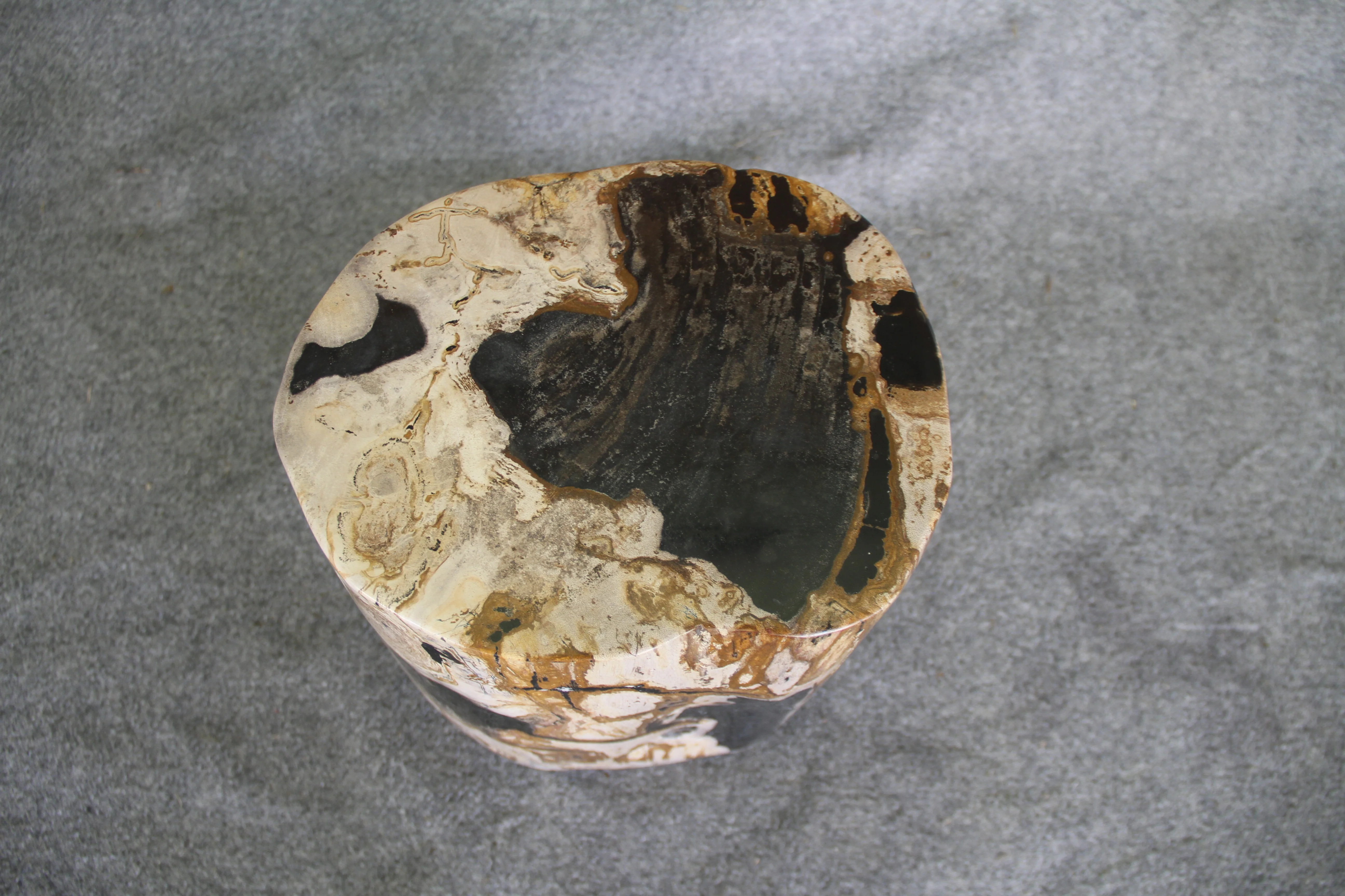 Petrified Wood Log Stool 16in (h) x 12in x 10in - 930.22 - Image 2