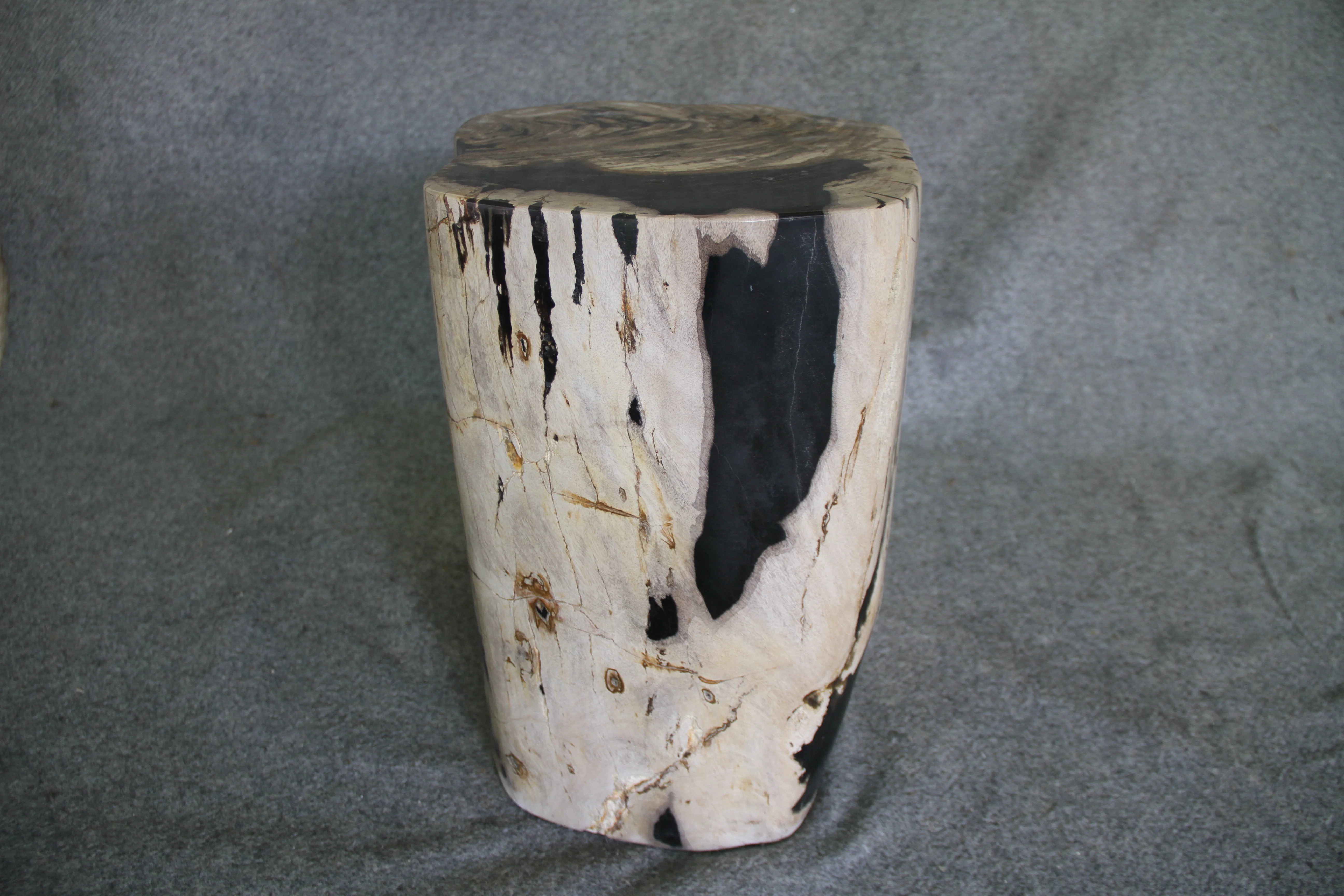 Petrified Wood Log Stool 18in (h) x 15in x 13in - 1123.22 - Image 3