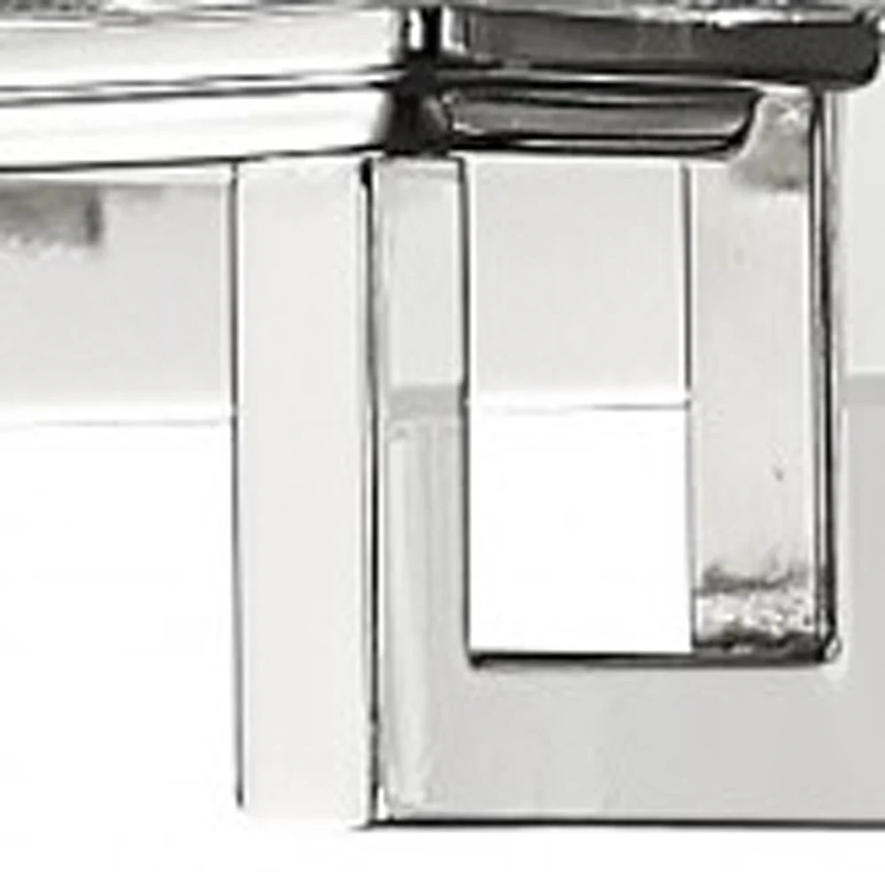 Coralie 5-Light Polished Nickel Sconce With Pressed Crystal Shades By Homeroots - Image 3