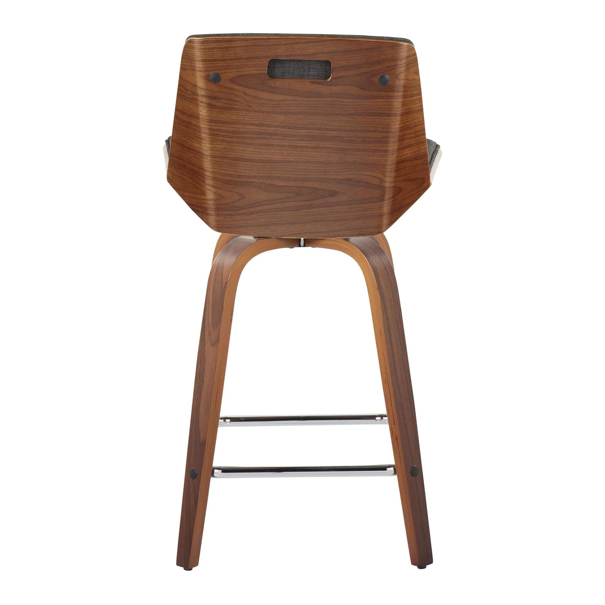 Corazza 24" Fixed-Height Counter Stool - Set of 2 By LumiSource - B24-CRZZFB-GRTZS2 WLWLCHAR2 - Image 10