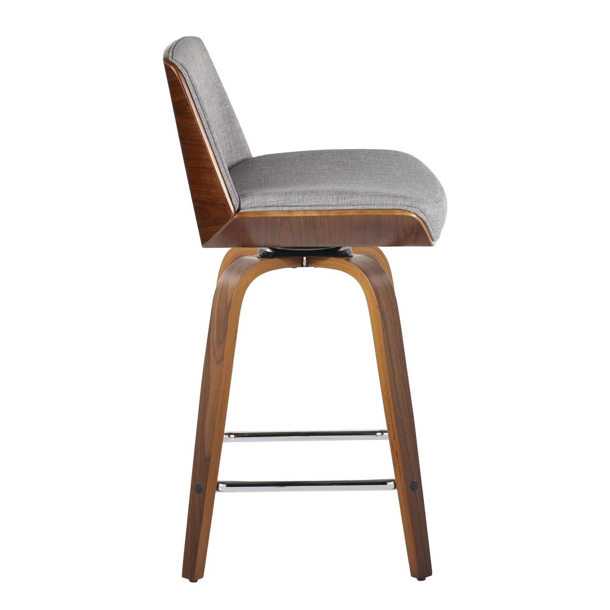 Corazza 24" Fixed-Height Counter Stool - Set of 2 By LumiSource - B24-CRZZFB-GRTZS2 WLWLCHAR2 - Image 17