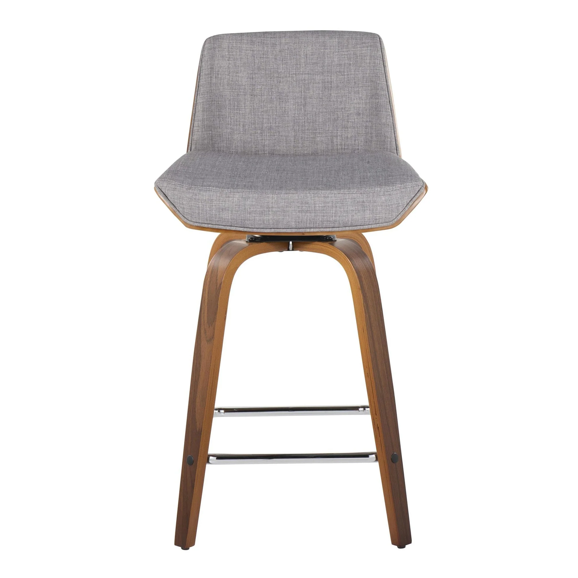 Corazza 24" Fixed-Height Counter Stool - Set of 2 By LumiSource - B24-CRZZFB-GRTZS2 WLWLCHAR2 - Image 19
