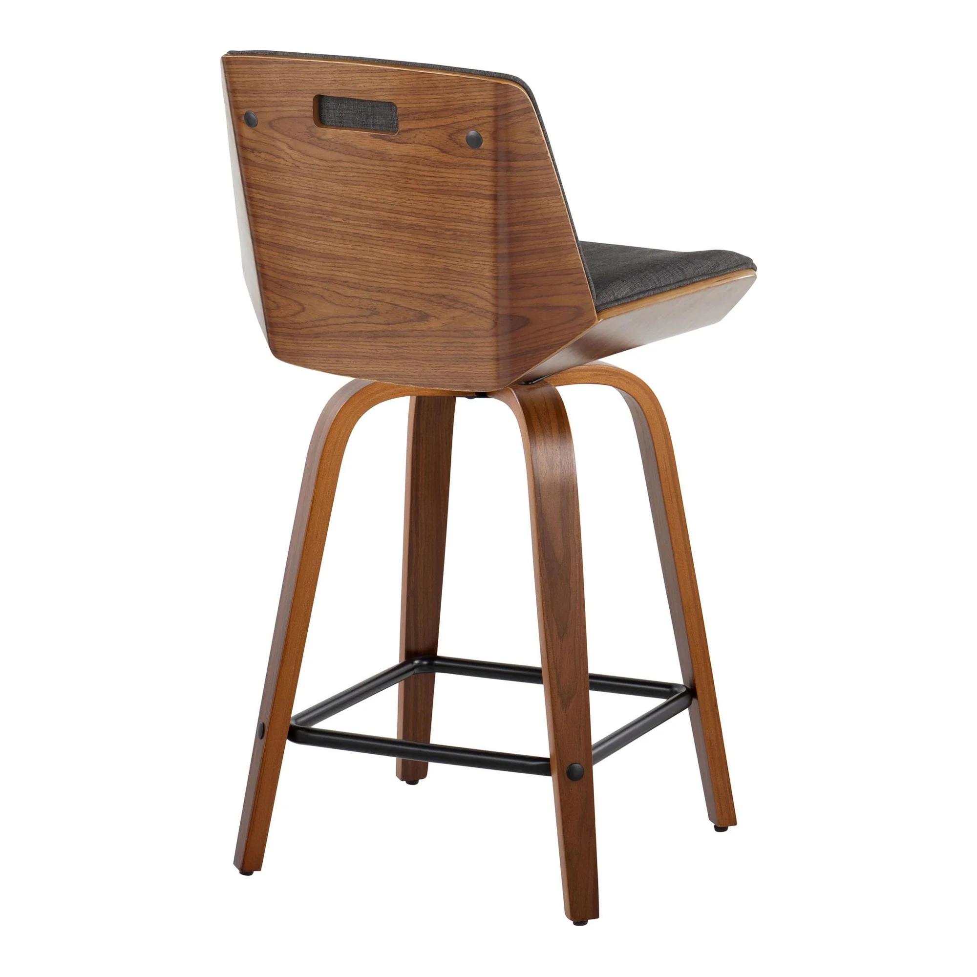 Corazza 24" Fixed-Height Counter Stool - Set of 2 By LumiSource - B24-CRZZFB-GRTZS2 WLWLCHAR2 - Image 28