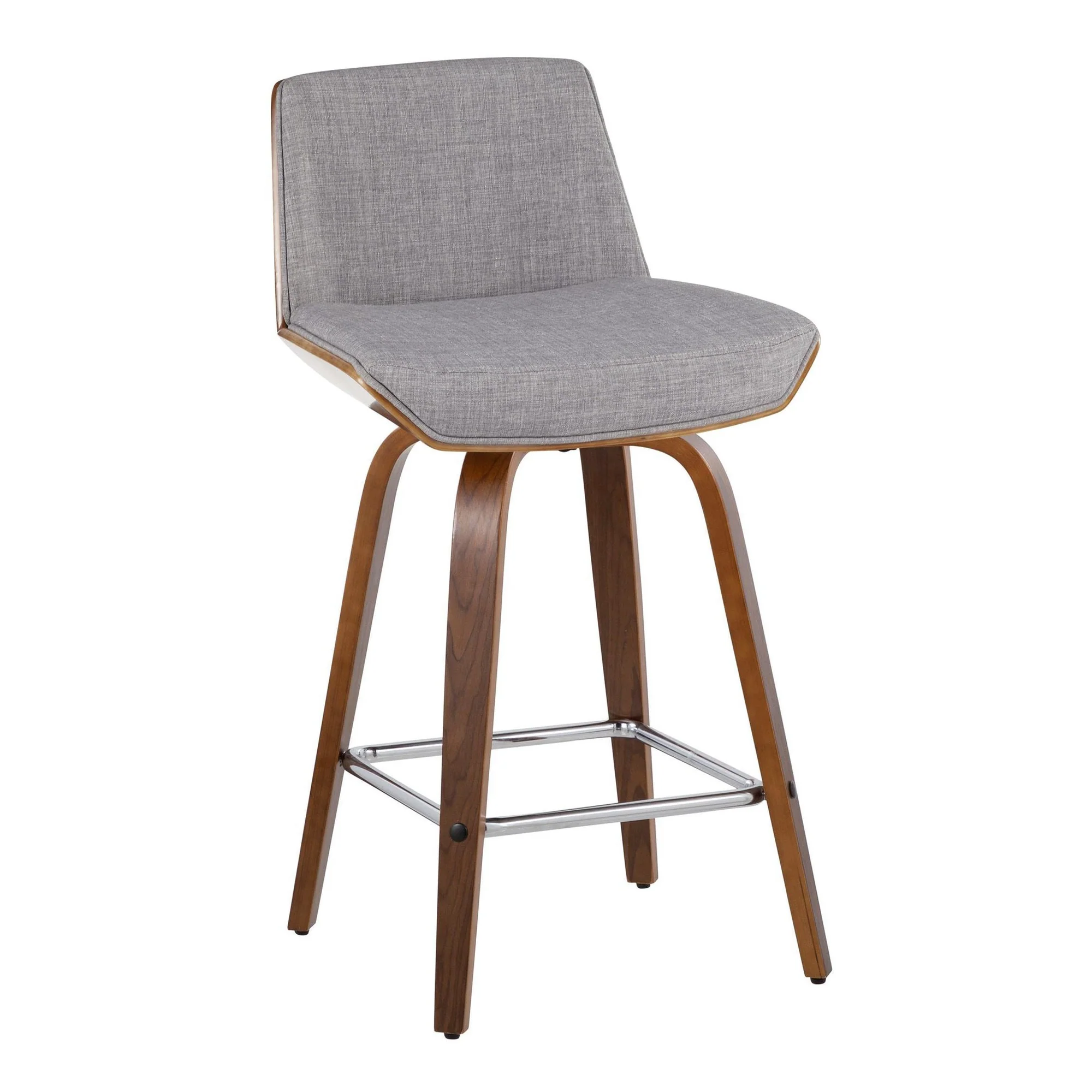 Corazza 26" Fixed-Height Counter Stool - Set of 2 By LumiSource - B26-CRZZFB-GRTZS2 WLWLCHAR2 - Image 16