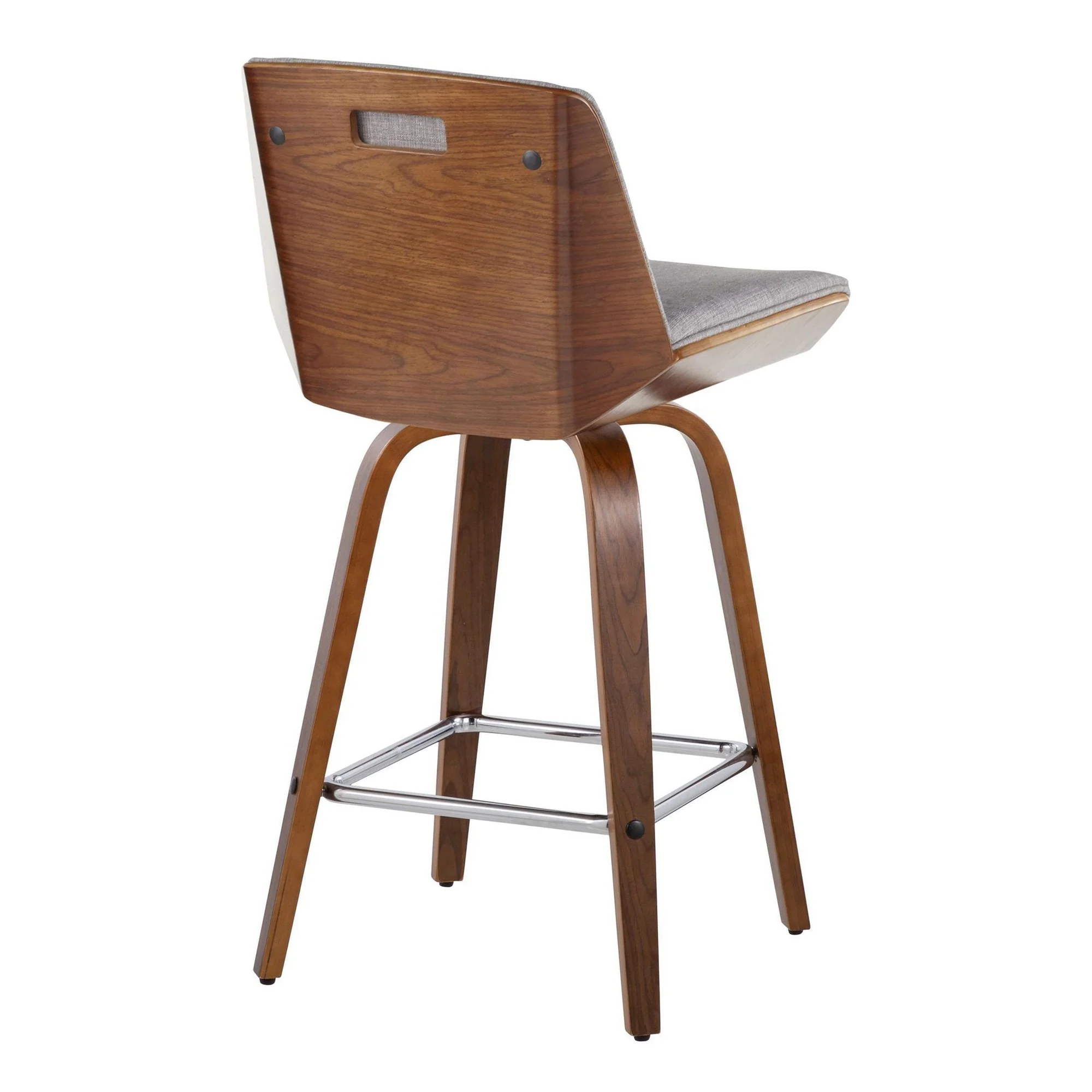 Corazza 26" Fixed-Height Counter Stool - Set of 2 By LumiSource - B26-CRZZFB-GRTZS2 WLWLCHAR2 - Image 18
