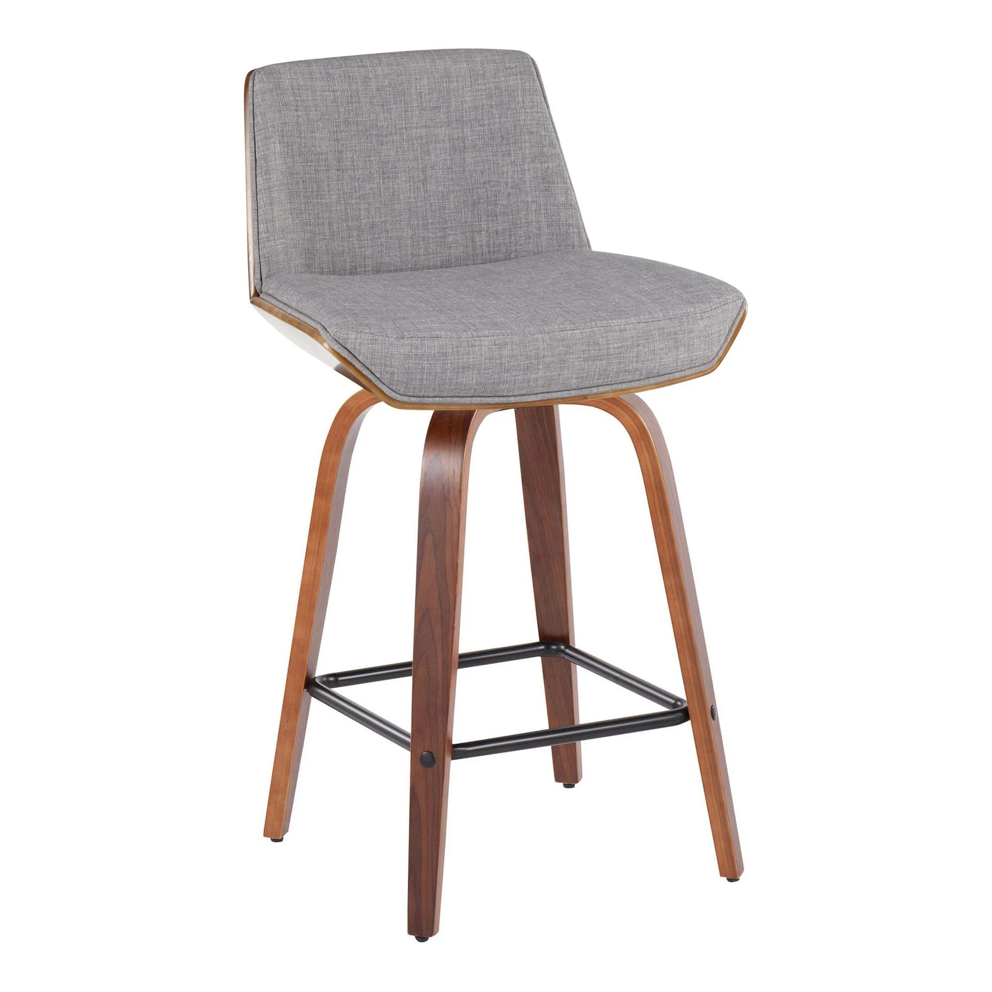 Corazza 26" Fixed-Height Counter Stool - Set of 2 By LumiSource - B26-CRZZFB-GRTZS2 WLWLCHAR2 - Image 24