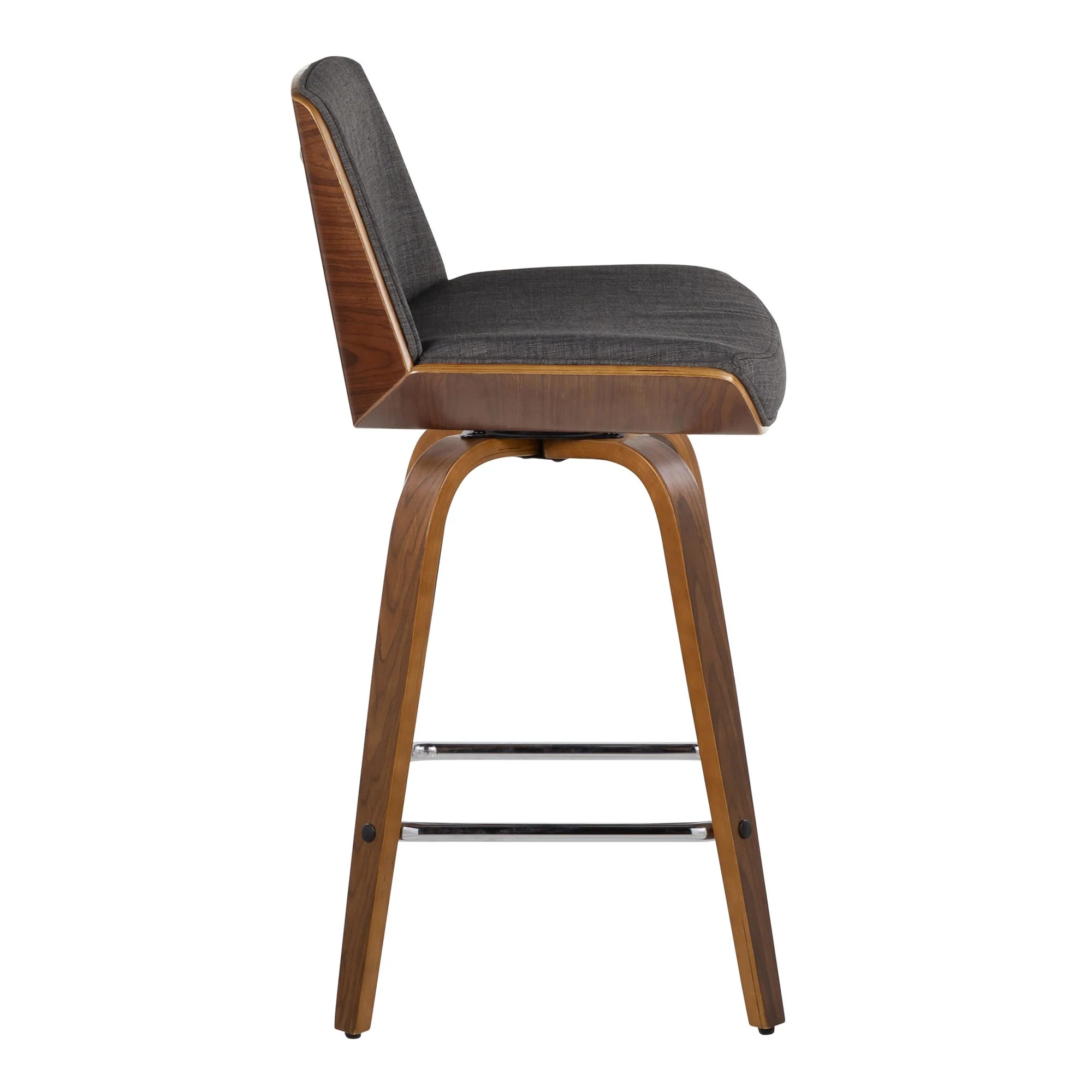 Corazza 26" Fixed-Height Counter Stool - Set of 2 By LumiSource - B26-CRZZFB-GRTZS2 WLWLCHAR2 - Image 7