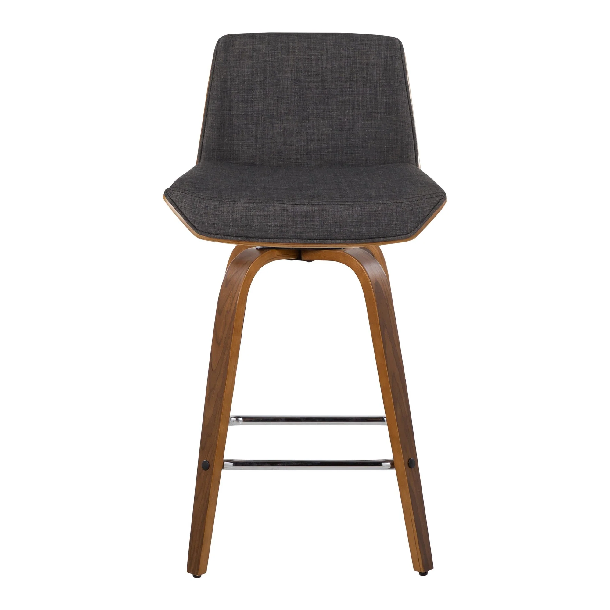 Corazza 26" Fixed-Height Counter Stool - Set of 2 By LumiSource - B26-CRZZFB-GRTZS2 WLWLCHAR2 - Image 9