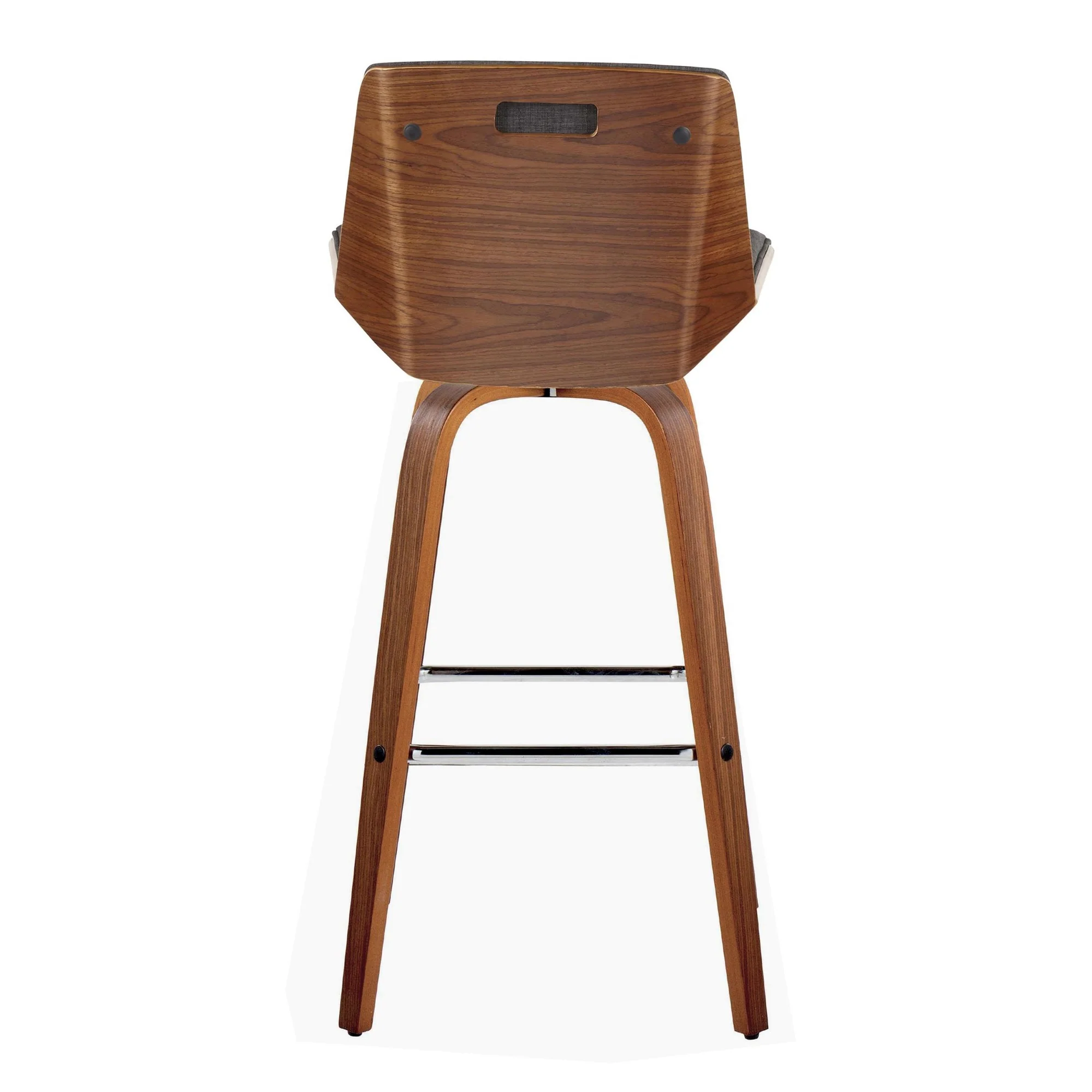 Corazza 30" Fixed-Height Barstool - Set of 2 By LumiSource - B30-CRZZFB-GRTZS2 WLWLCHAR2 - Image 11