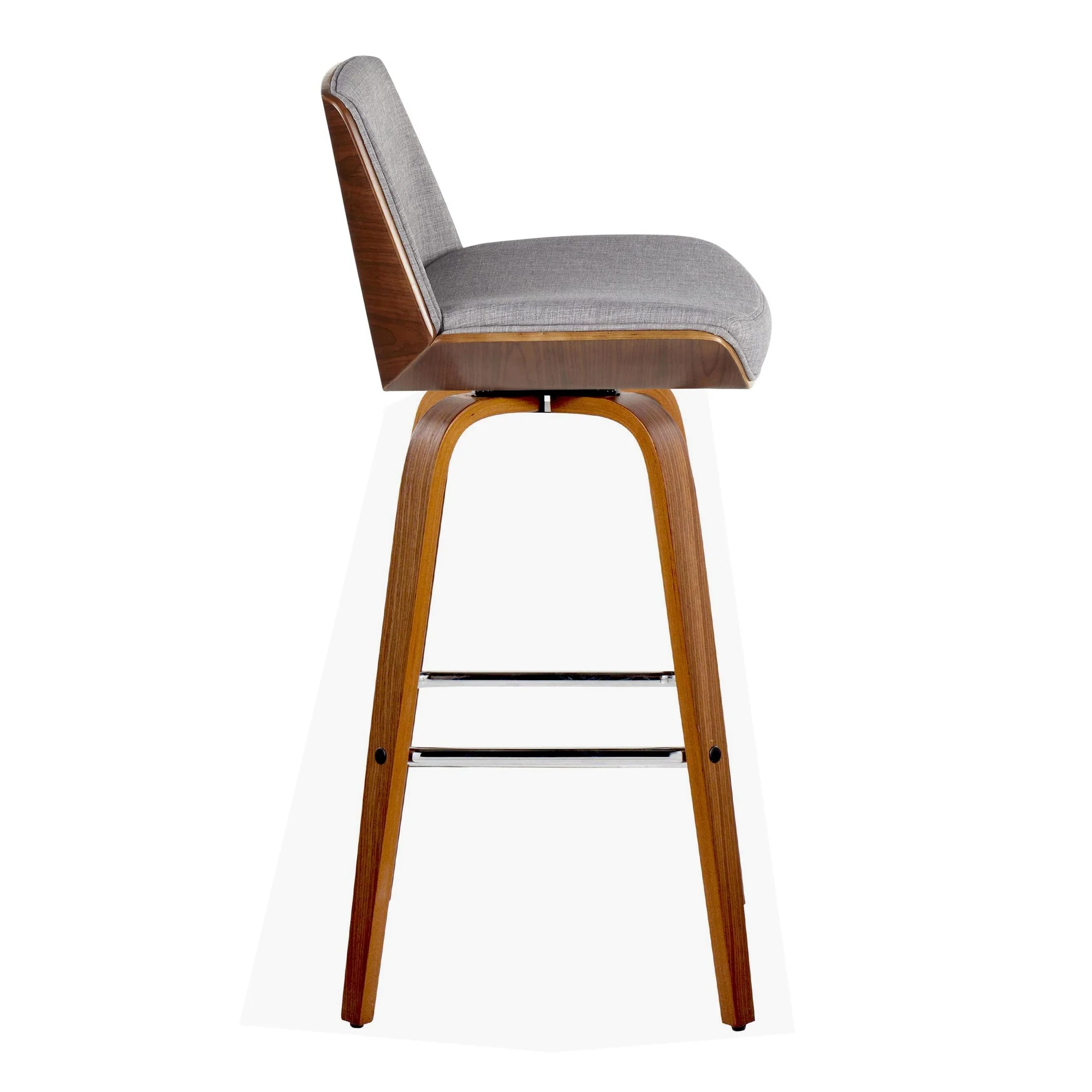 Corazza 30" Fixed-Height Barstool - Set of 2 By LumiSource - B30-CRZZFB-GRTZS2 WLWLCHAR2 - Image 18