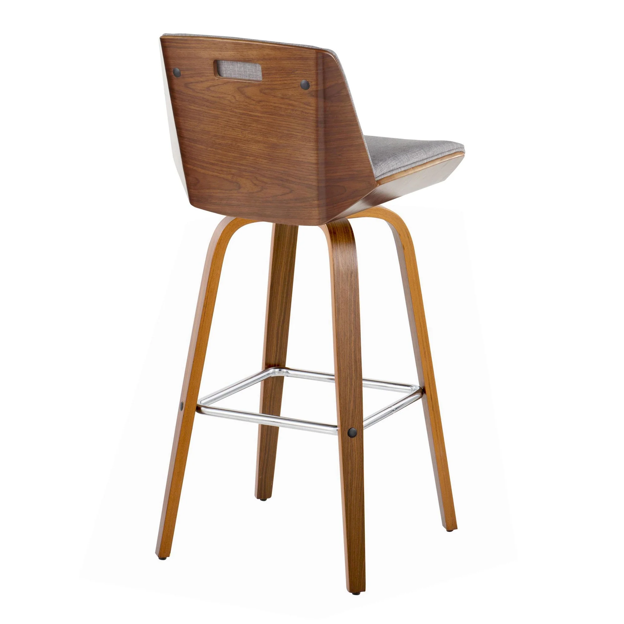 Corazza 30" Fixed-Height Barstool - Set of 2 By LumiSource - B30-CRZZFB-GRTZS2 WLWLCHAR2 - Image 19
