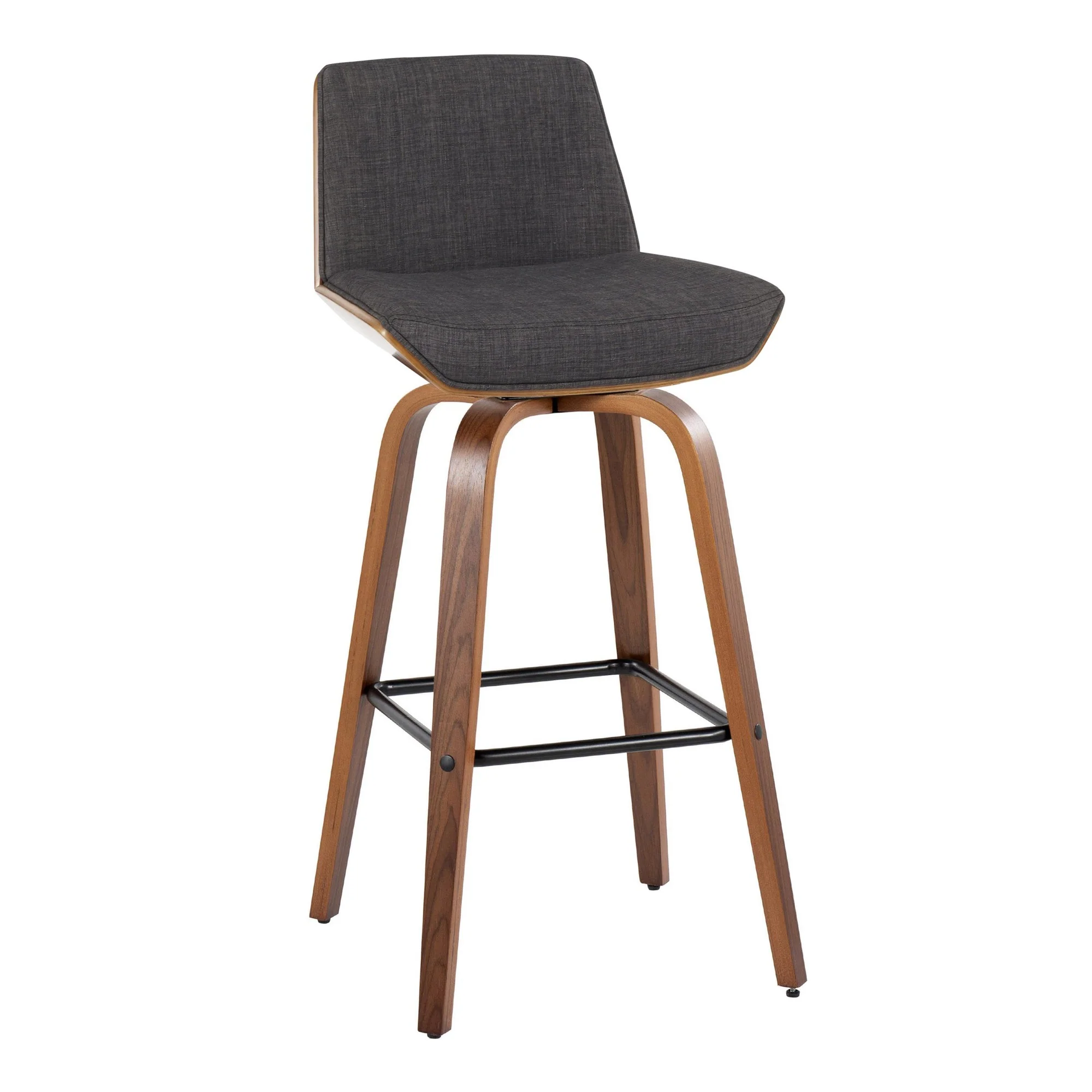Corazza 30" Fixed-Height Barstool - Set of 2 By LumiSource - B30-CRZZFB-GRTZS2 WLWLCHAR2 - Image 27