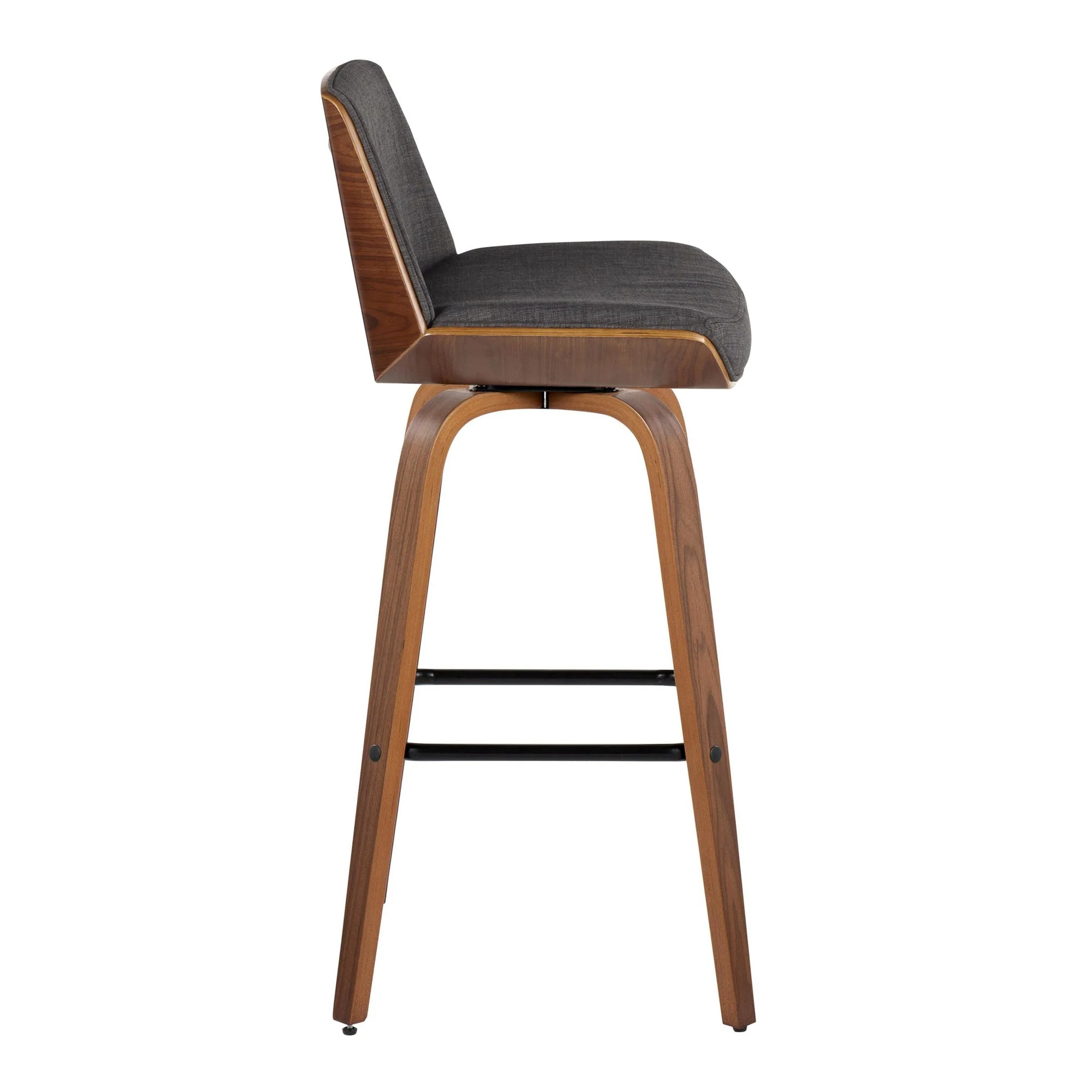 Corazza 30" Fixed-Height Barstool - Set of 2 By LumiSource - B30-CRZZFB-GRTZS2 WLWLCHAR2 - Image 28