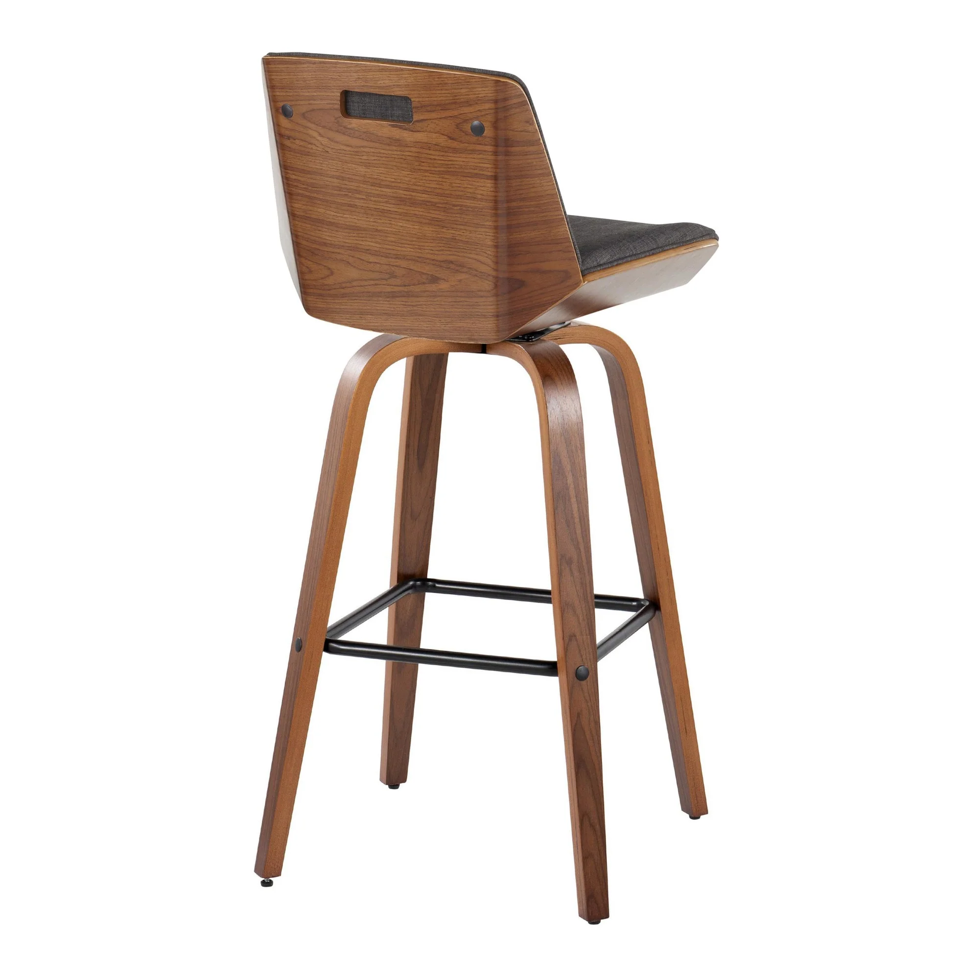 Corazza 30" Fixed-Height Barstool - Set of 2 By LumiSource - B30-CRZZFB-GRTZS2 WLWLCHAR2 - Image 29
