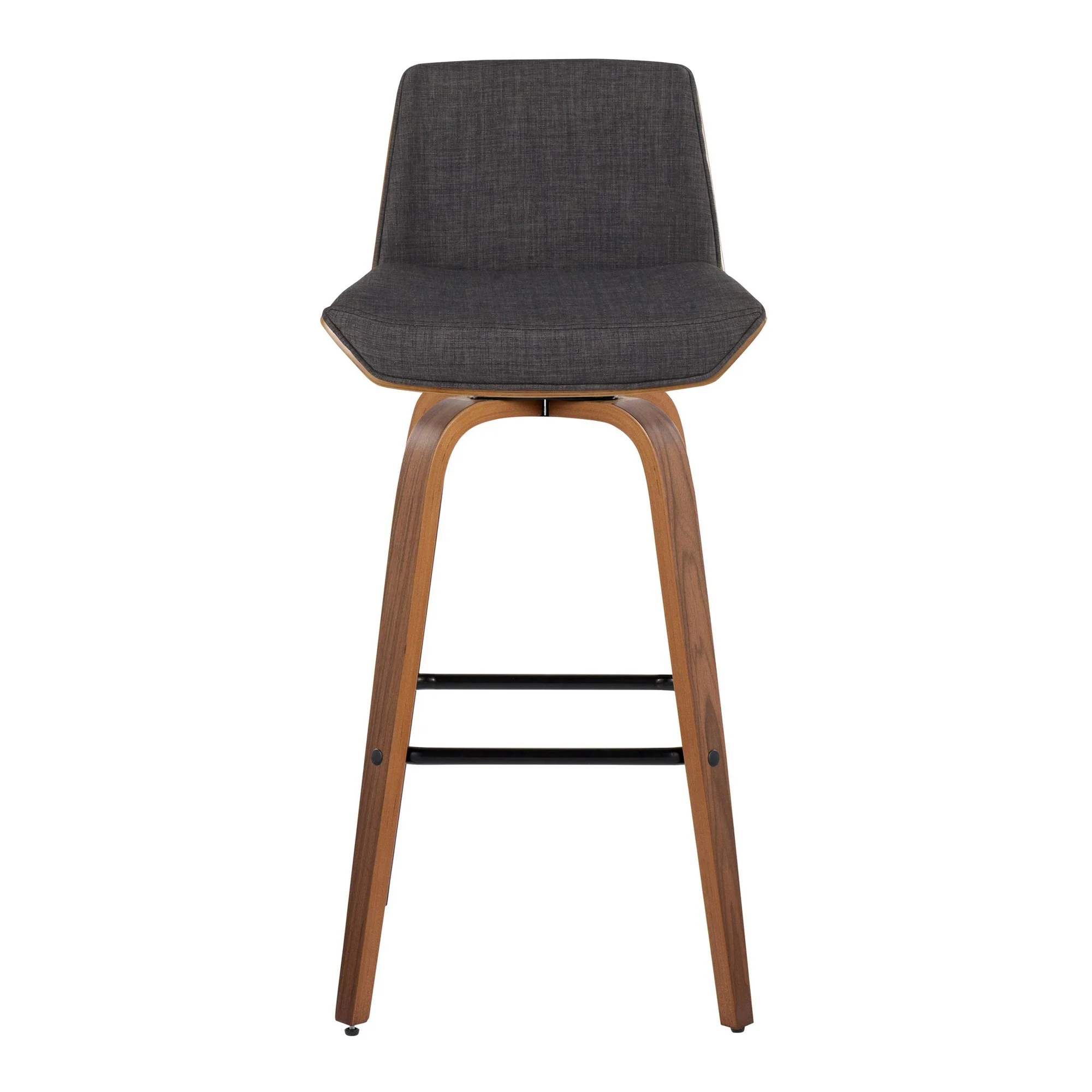 Corazza 30" Fixed-Height Barstool - Set of 2 By LumiSource - B30-CRZZFB-GRTZS2 WLWLCHAR2 - Image 30