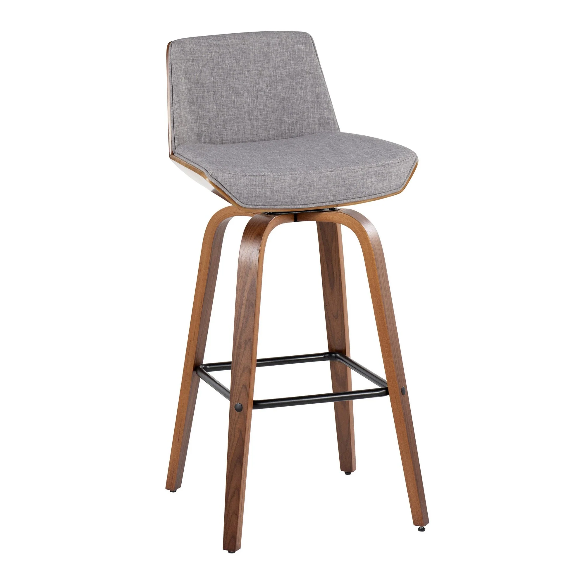 Corazza 30" Fixed-Height Barstool - Set of 2 By LumiSource - B30-CRZZFB-GRTZS2 WLWLCHAR2 - Image 37
