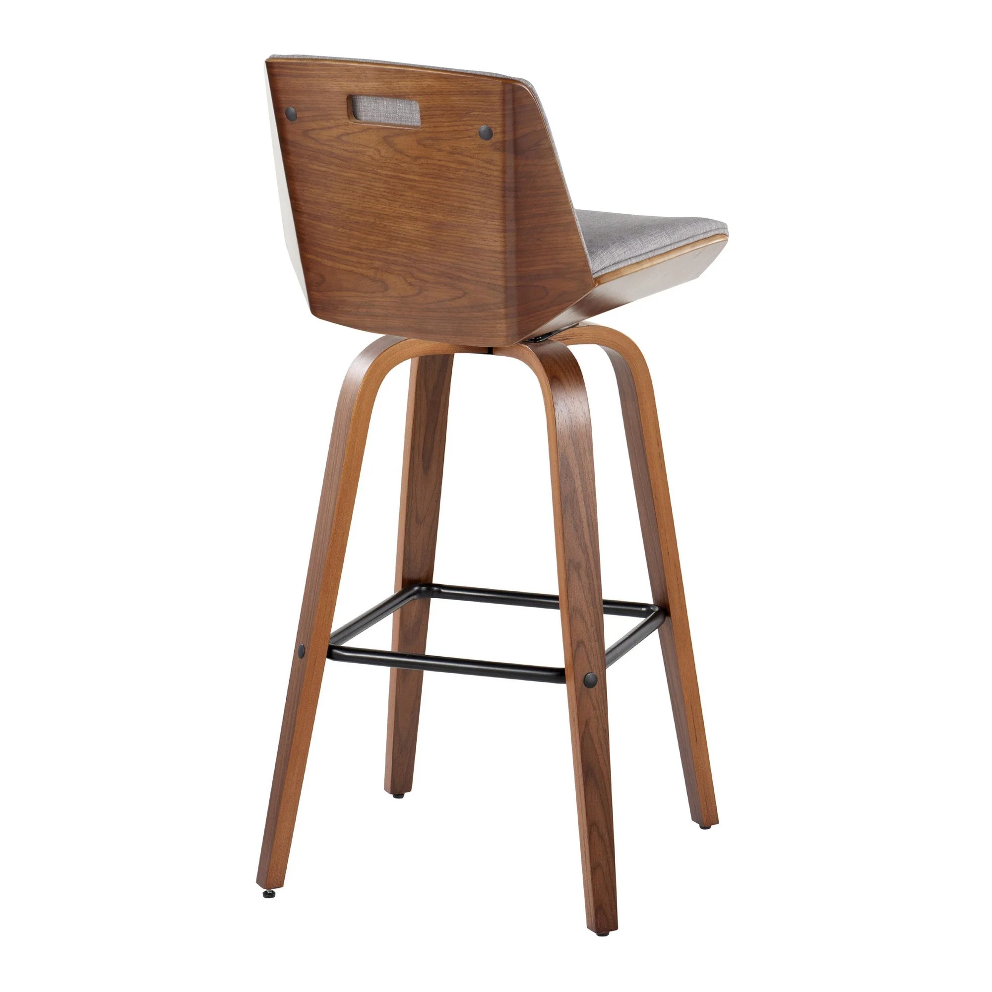 Corazza 30" Fixed-Height Barstool - Set of 2 By LumiSource - B30-CRZZFB-GRTZS2 WLWLCHAR2 - Image 39