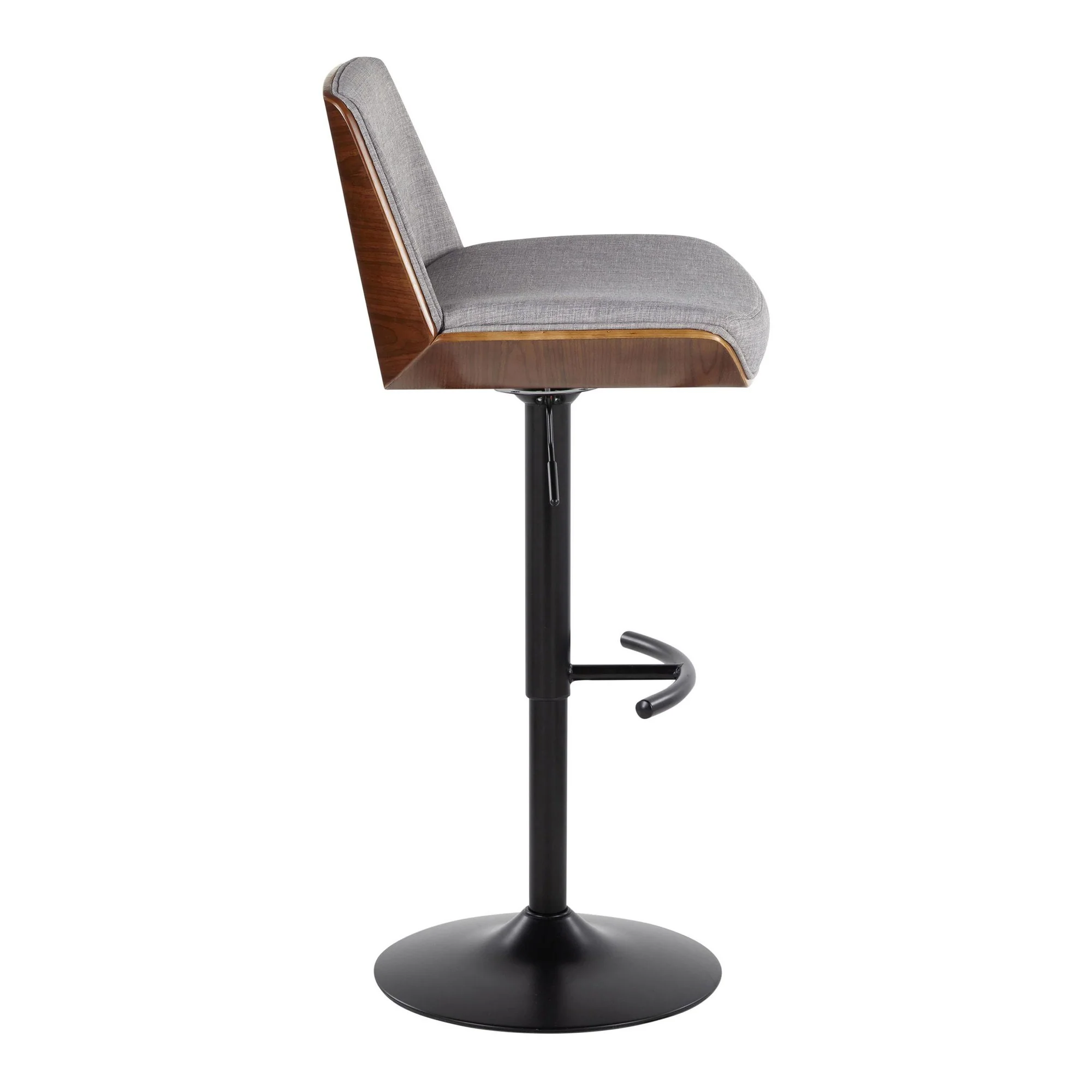 Corazza Adjustable Barstool - Set of 2 By LumiSource - BS-CRZZFB-RT2 BKWLCHAR2 - Image 13